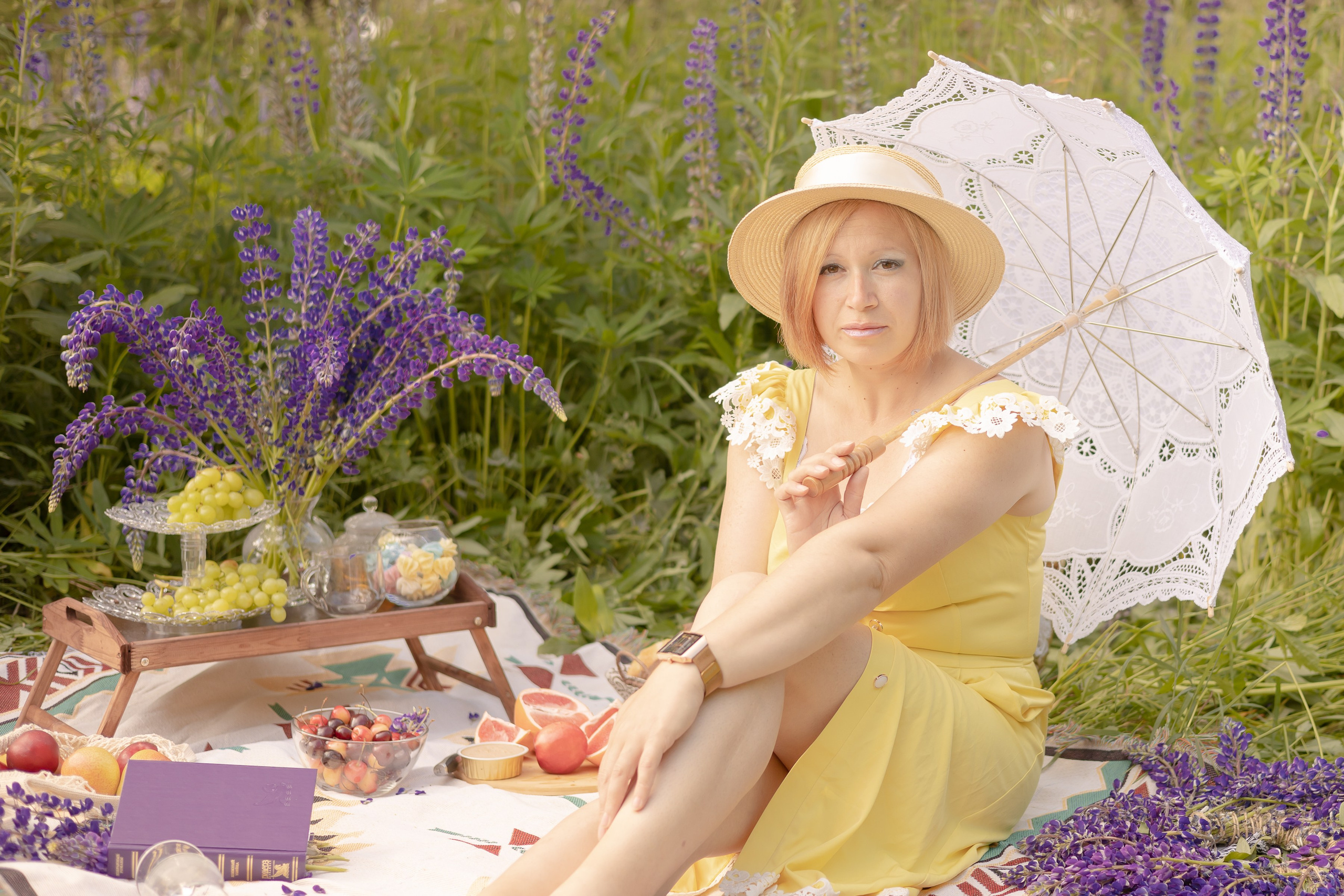 Фотосъемка в люпинах