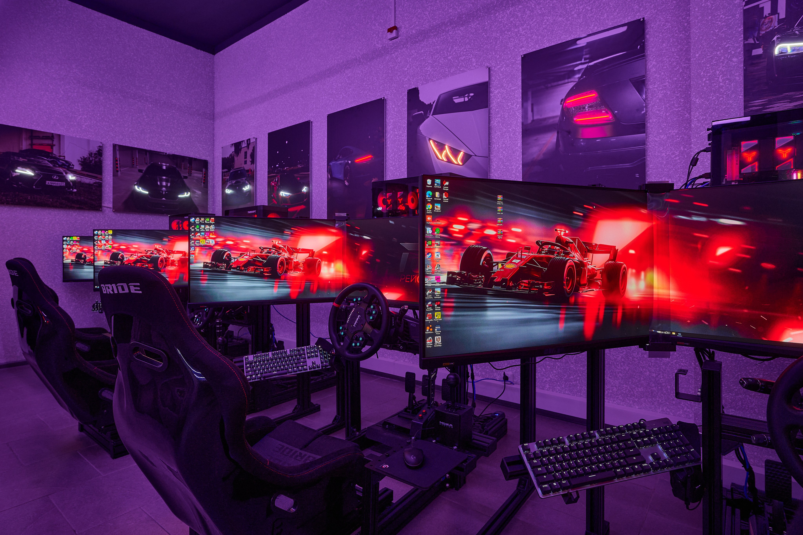 РЕЙСИМ Гоночные автосимуляторы. Интерьерный фотограф в Краснодаре