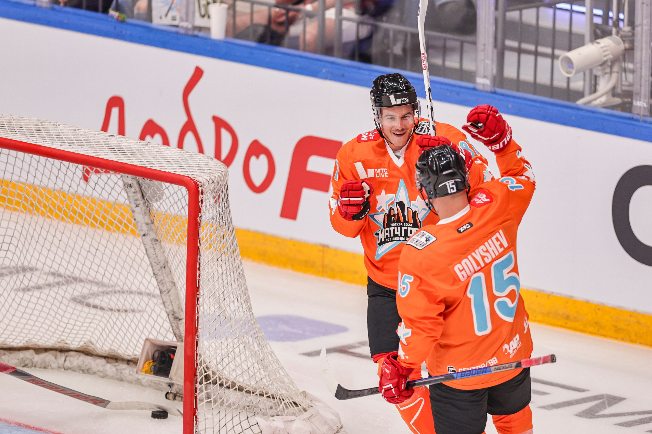 Матч года 2024: Игроки НХЛ против Игроков КХЛ. Спортивный репортажный фотограф Казань Нафис Сиразетдинов