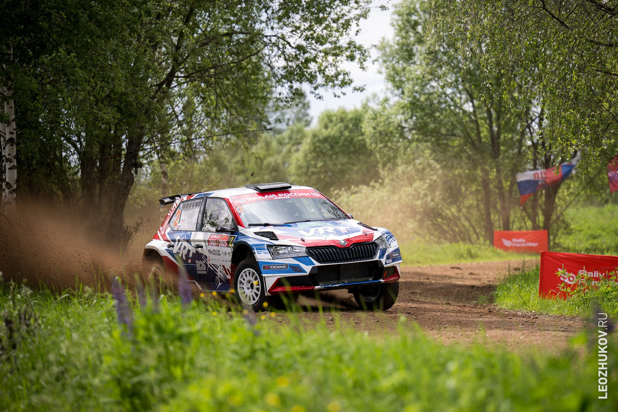 Rally Pushkinskie gory 2025. Sports photographer Leonid Zhukov