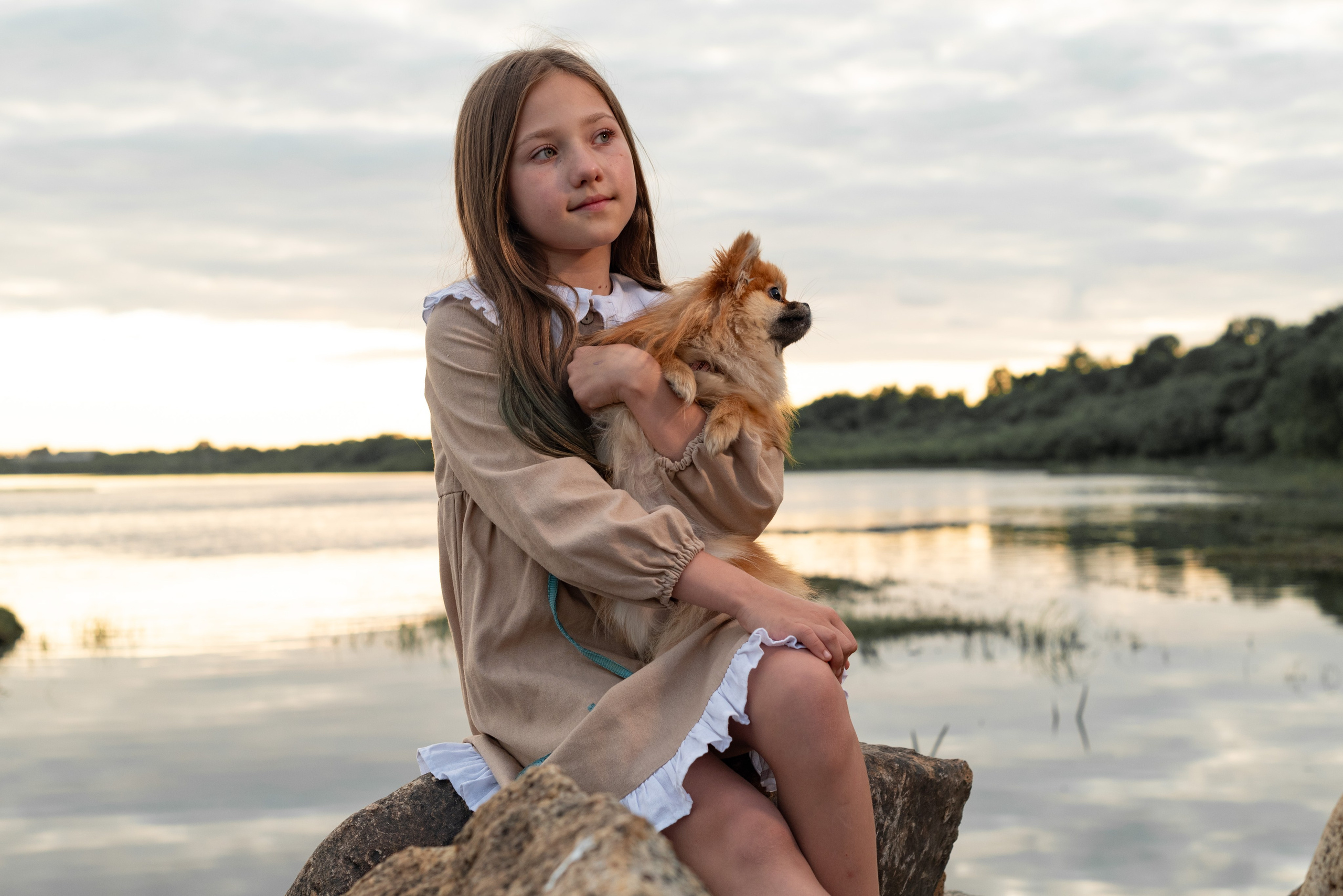 Фотопрогулка с собакой. Фотограф г. Москва