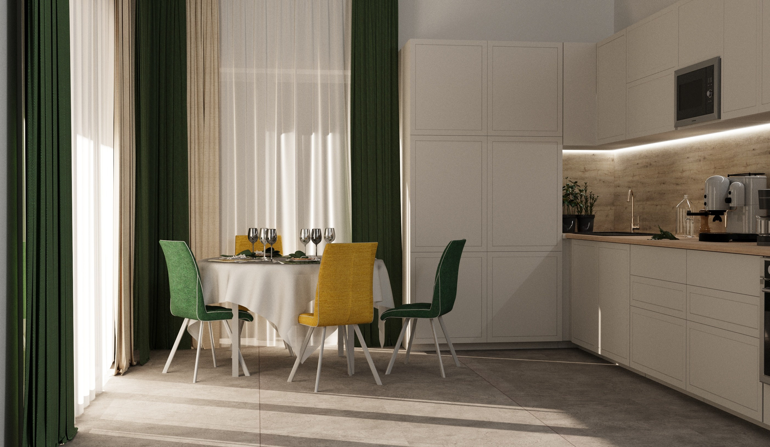 Примеры работ по дизайну кухонь нашей студии. Дизайн-интерьера