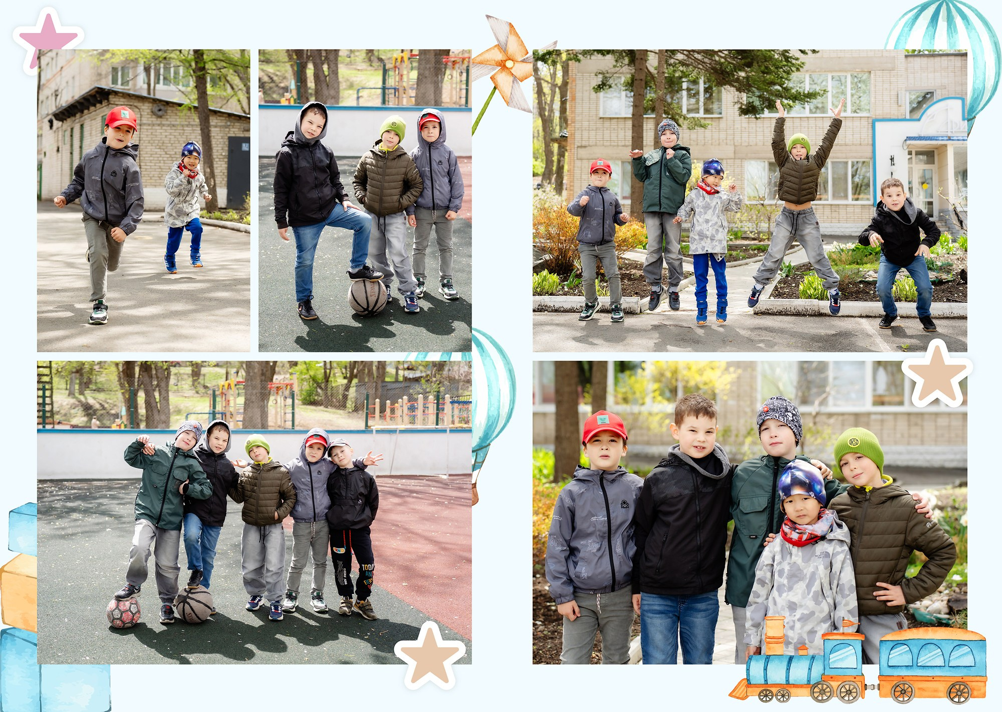 Дизайн альбомов Детский сад. Детский и Школьный фотограф во Владивостоке. Выпускные альбомы