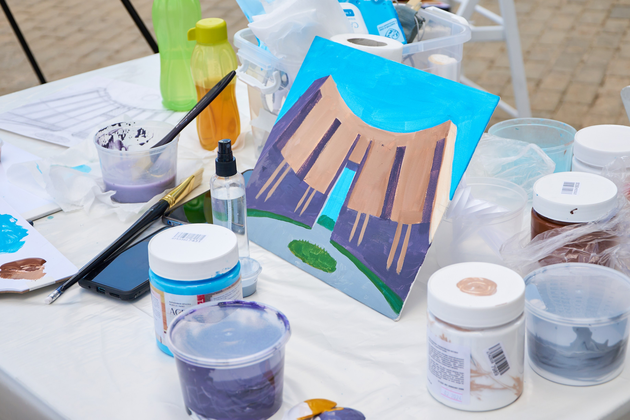 Мастер-класс по рисованию, Щелково, Ривер-хаус. Фотограф Щёлково