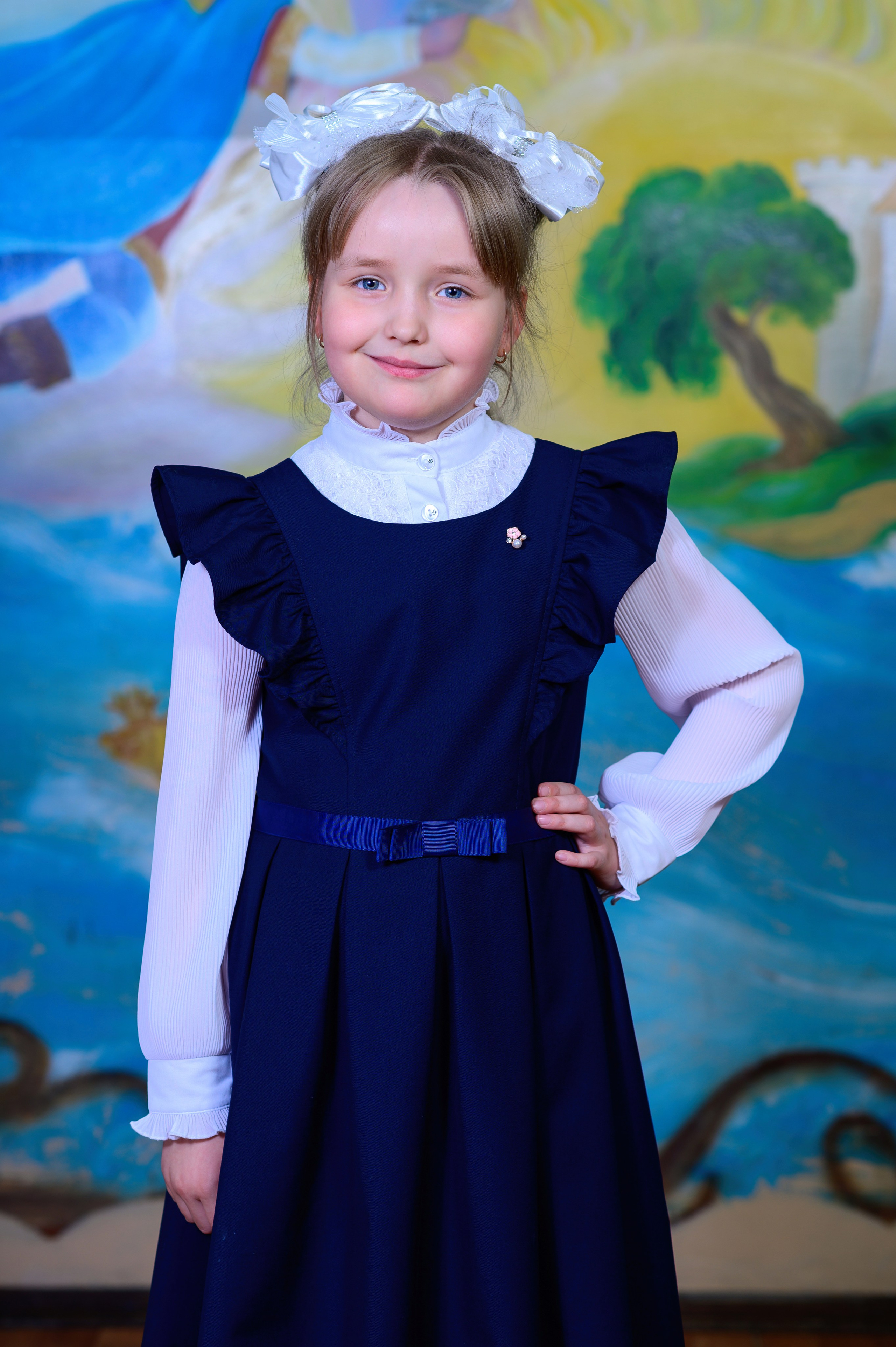 Портрет и общая фотография класса. Выпускной школьный альбом в Москве / Школьный фотограф Юлия Михайленко