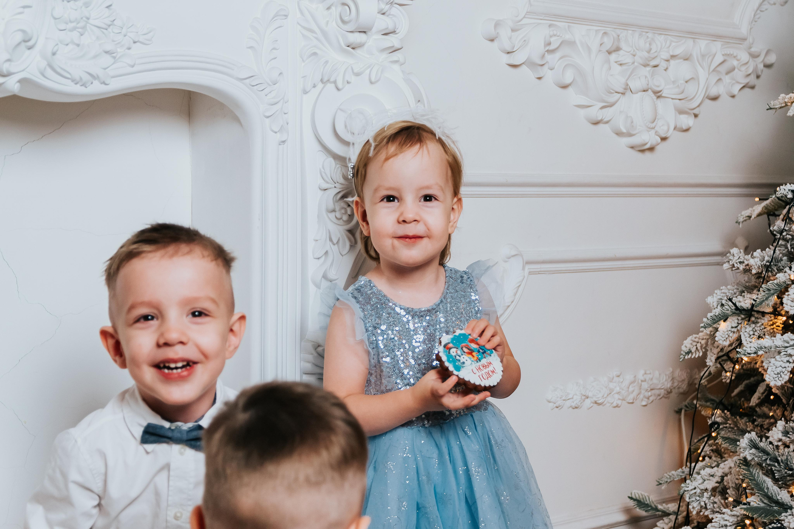 Семенная новогодняя фотосессия Кемерово