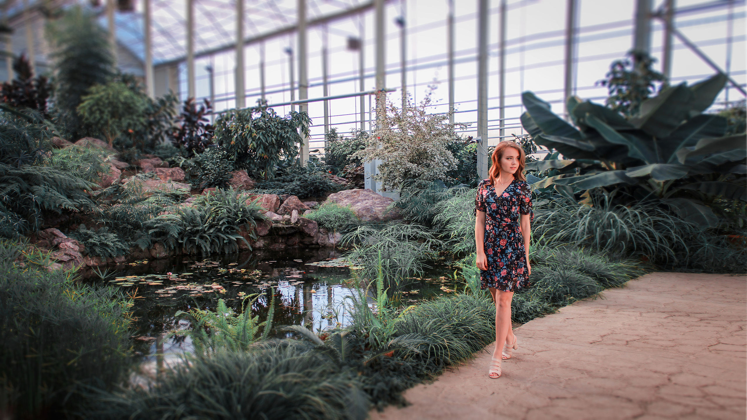 Фотосессия в ботаническом саду в г. Кемерово