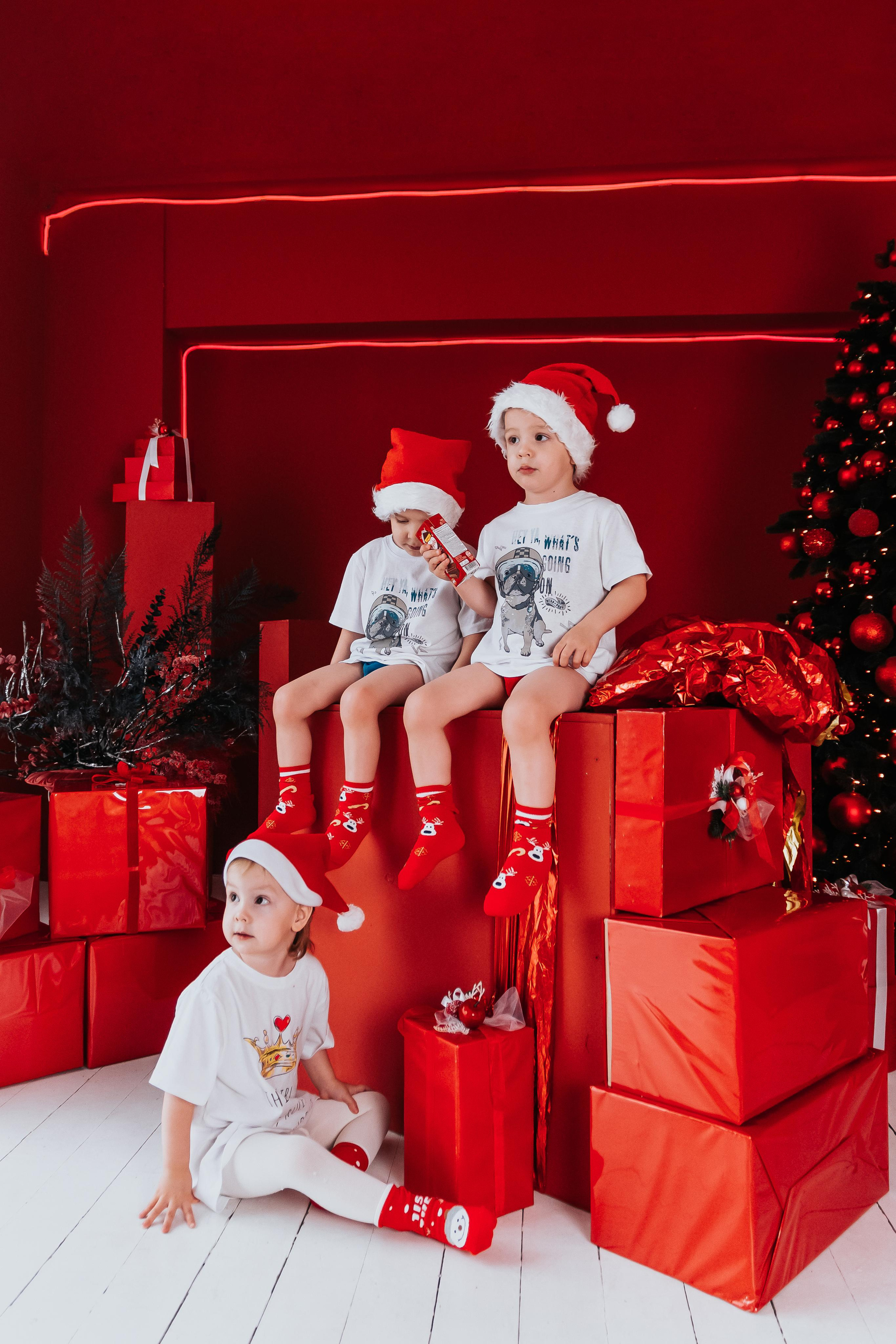 Семенная новогодняя фотосессия Кемерово