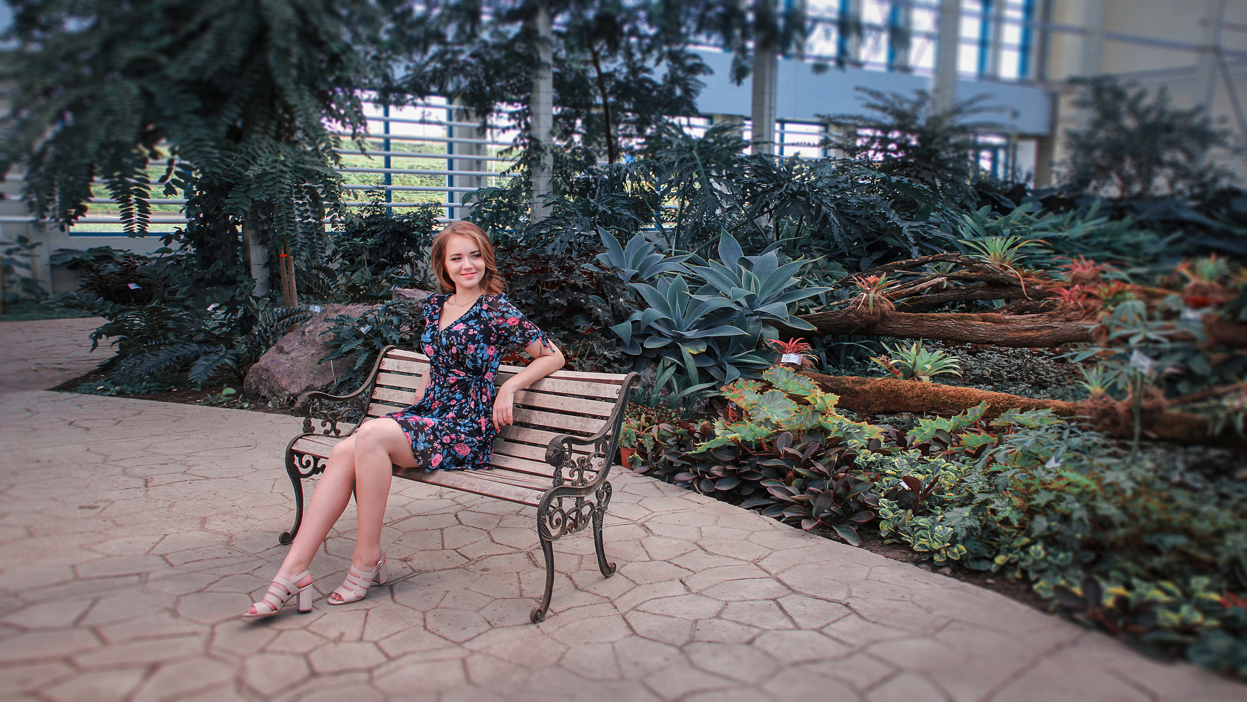 Фотосессия в ботаническом саду в г. Кемерово