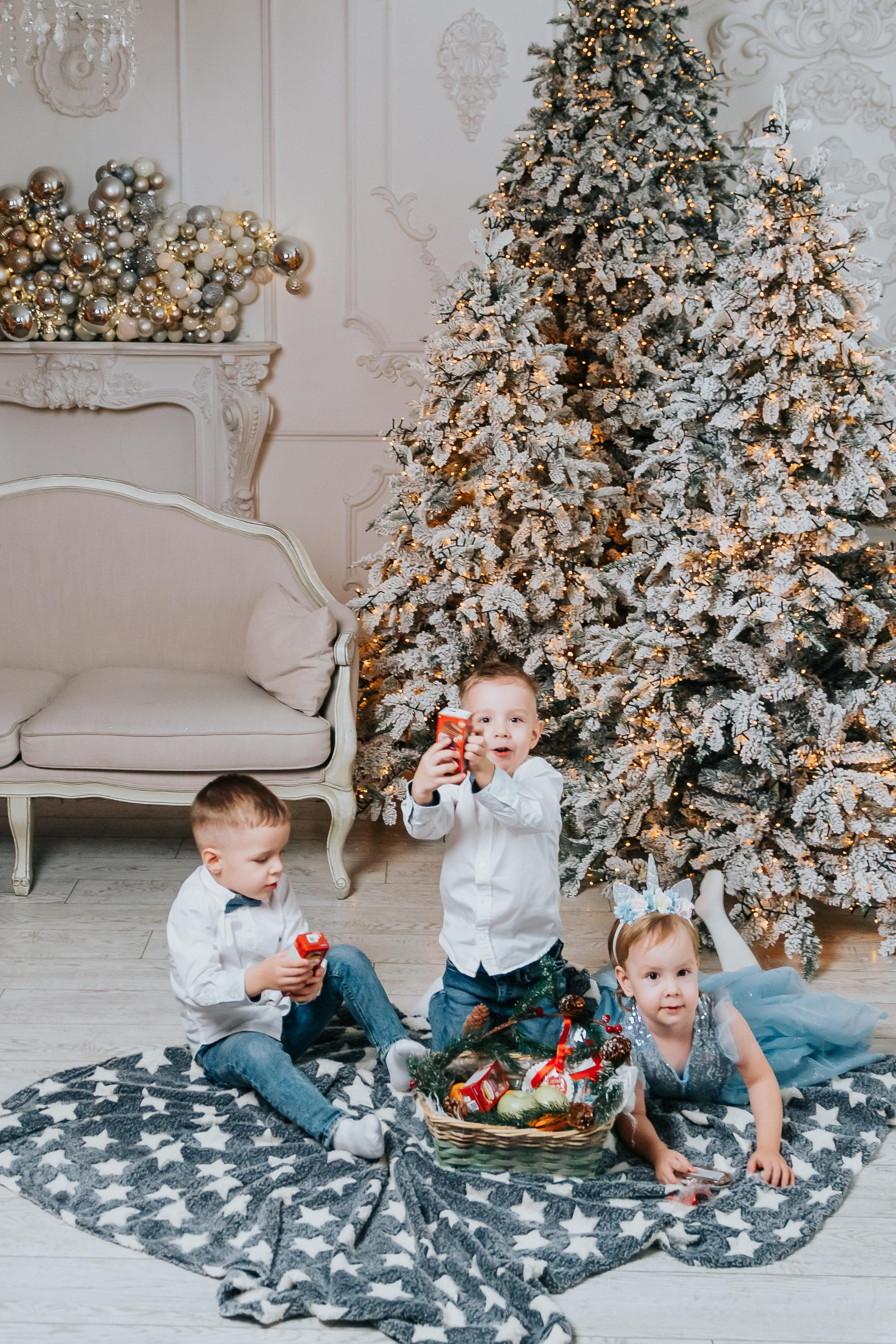 Семенная новогодняя фотосессия Кемерово