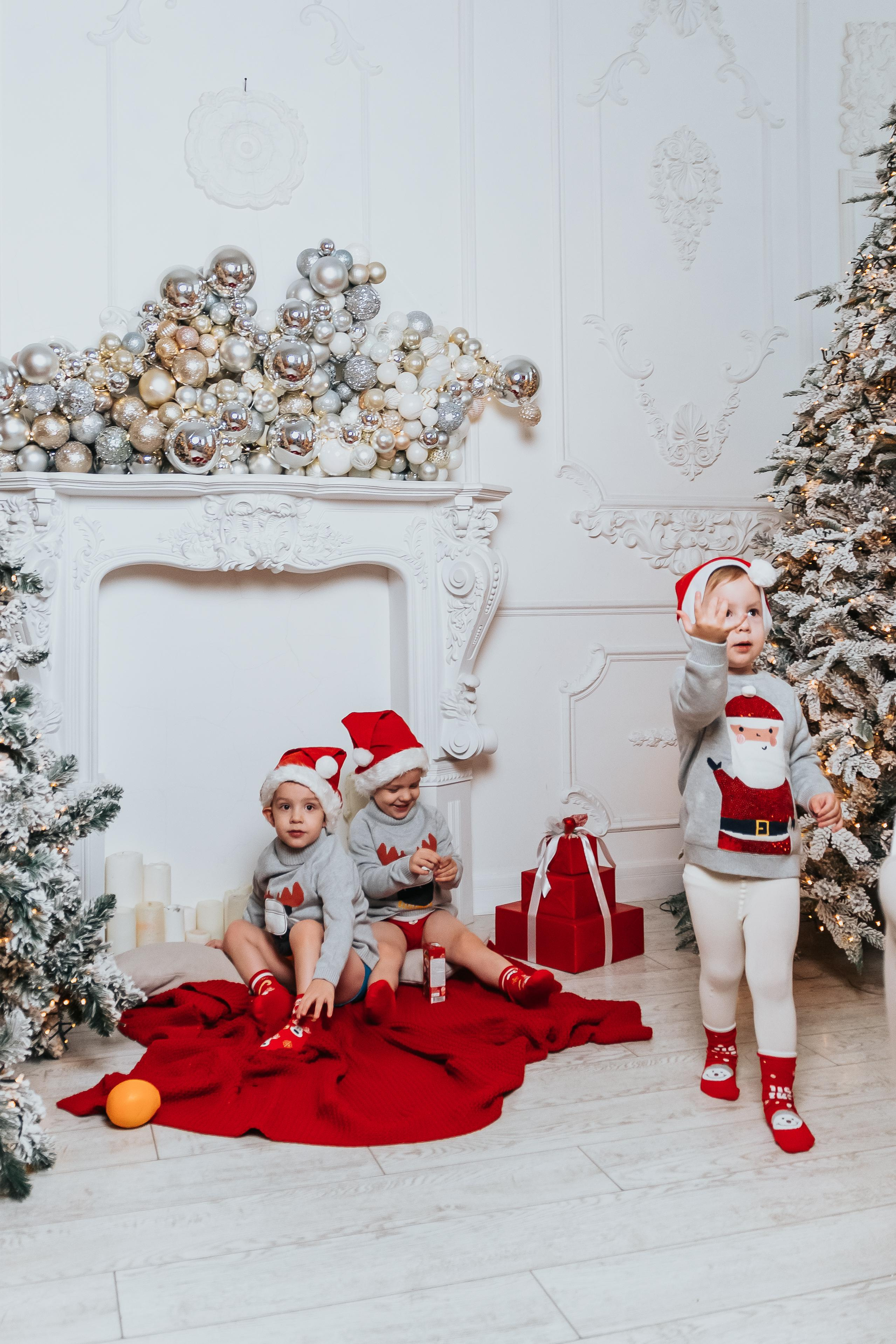 Семенная новогодняя фотосессия Кемерово