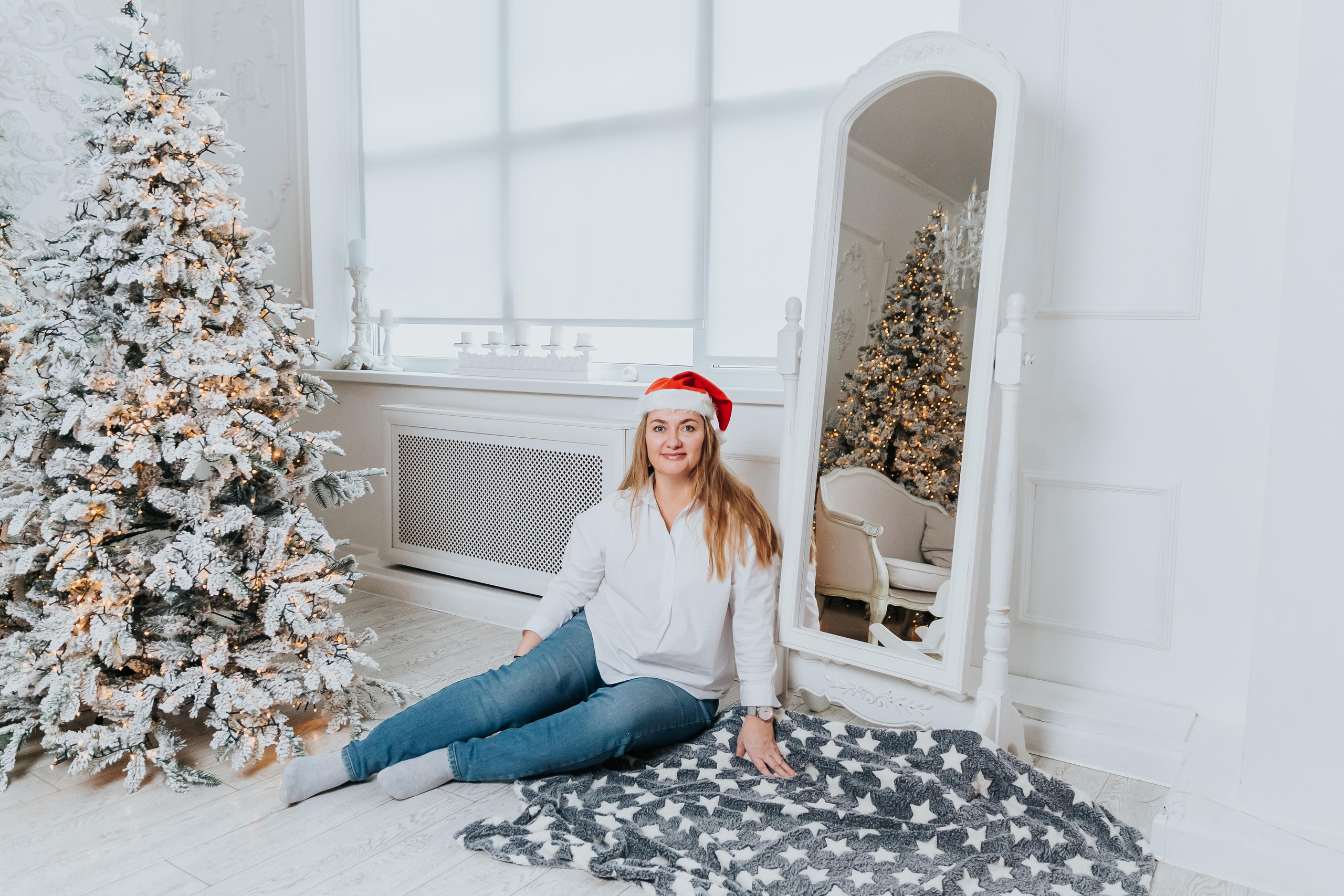 Семенная новогодняя фотосессия Кемерово