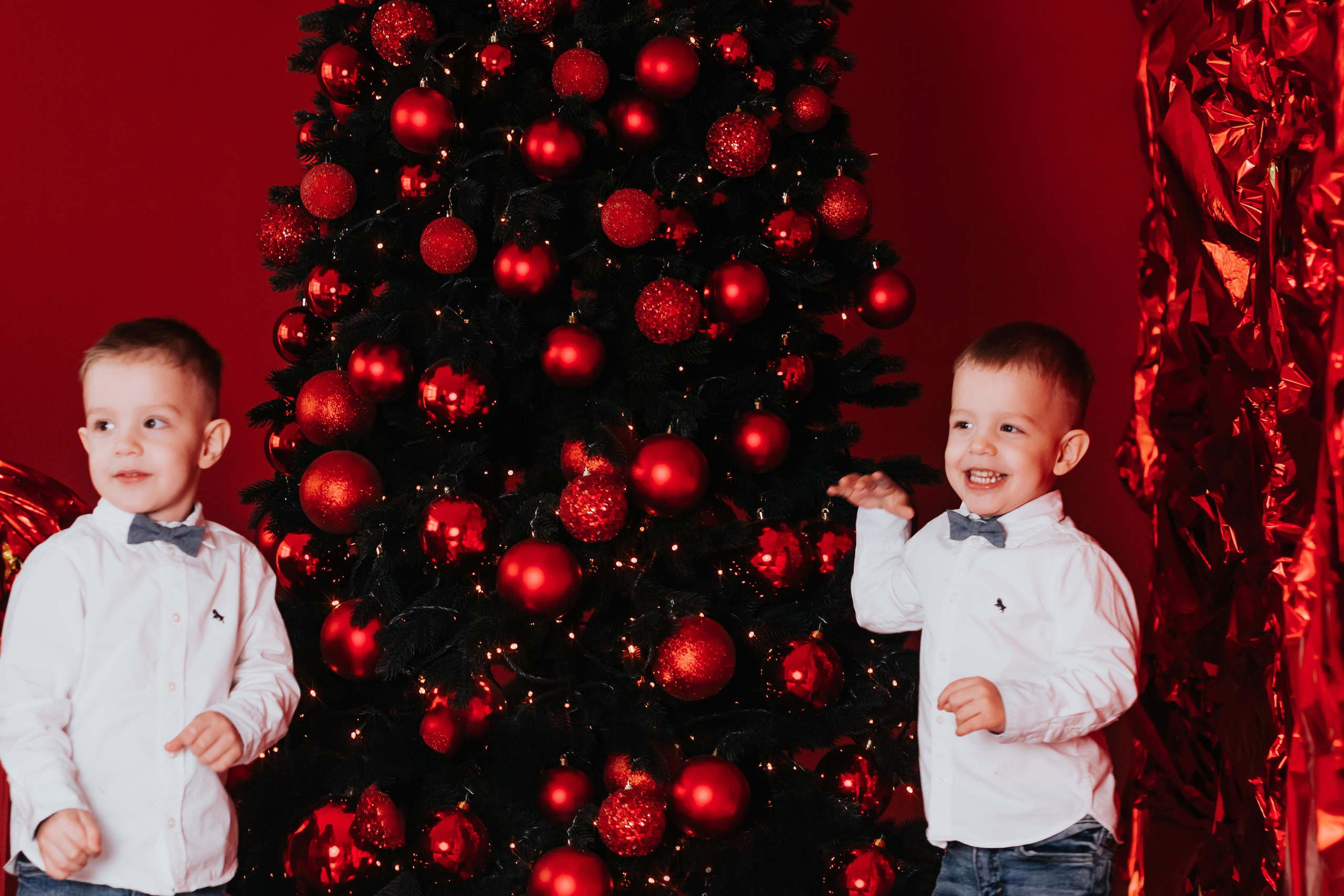 Семенная новогодняя фотосессия Кемерово