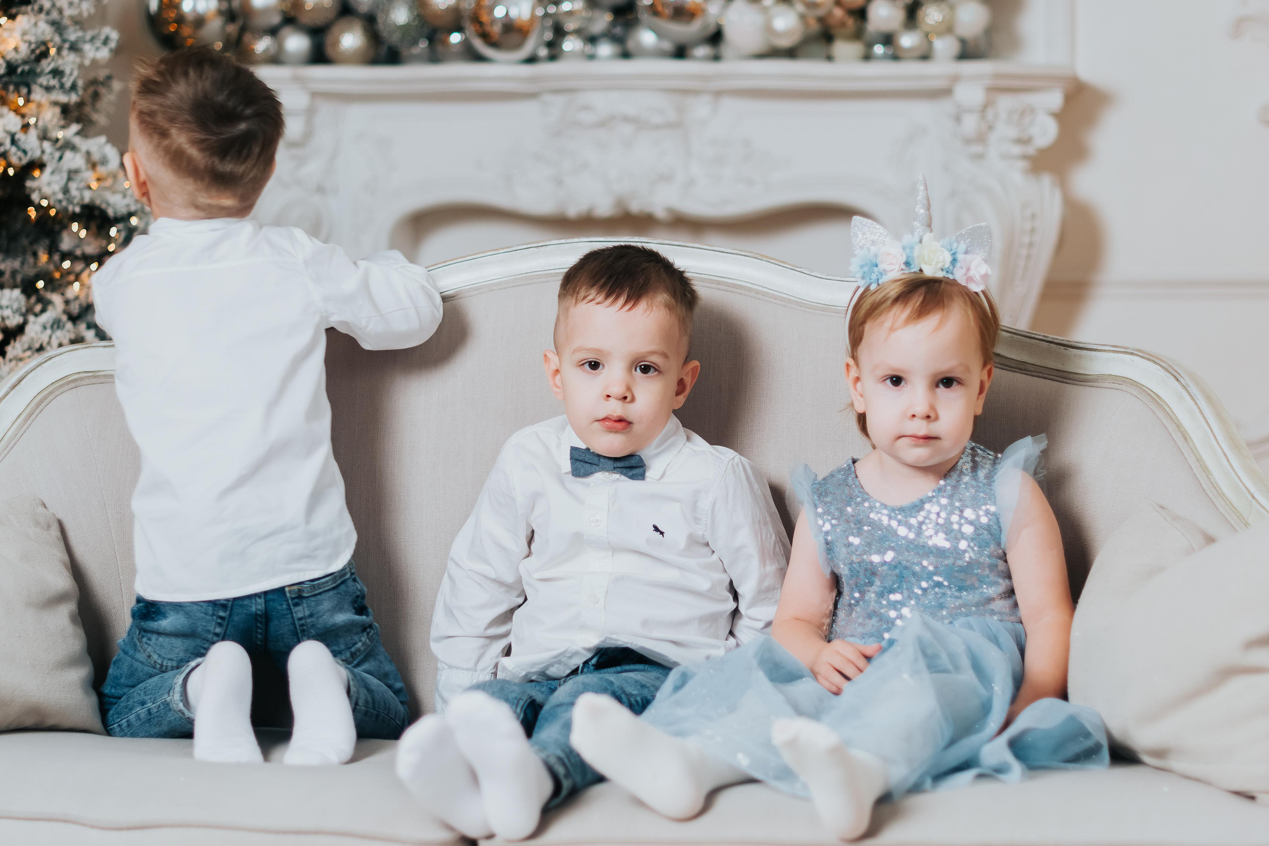 Семенная новогодняя фотосессия Кемерово