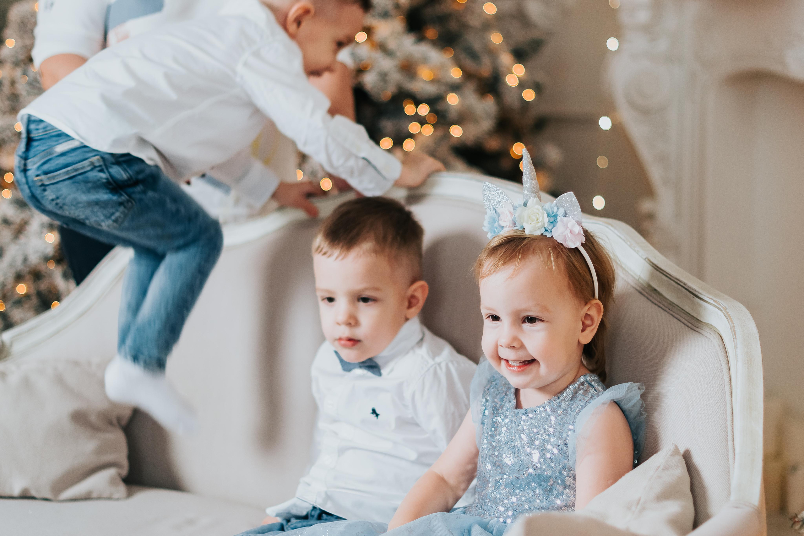 Семенная новогодняя фотосессия Кемерово