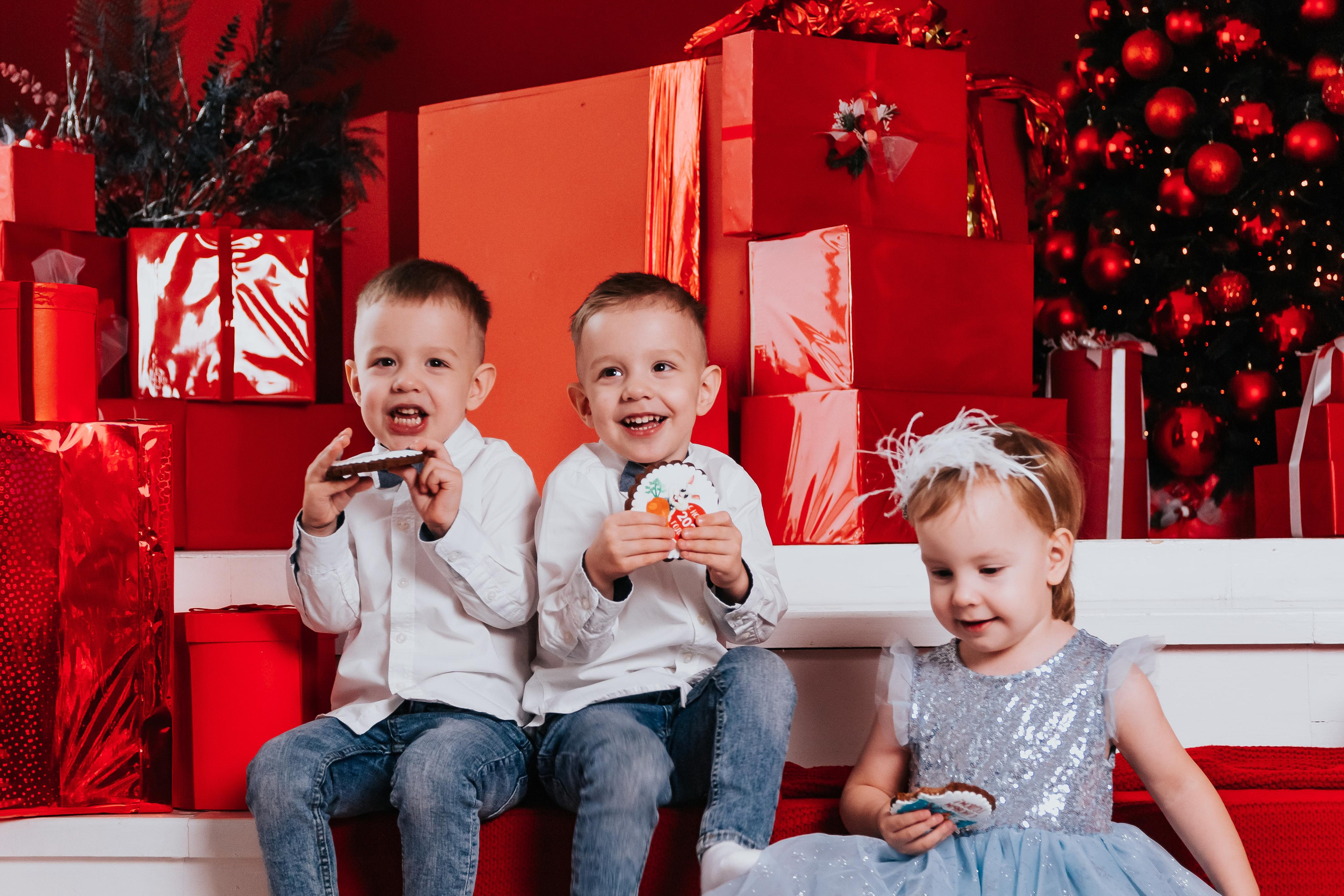 Семенная новогодняя фотосессия Кемерово