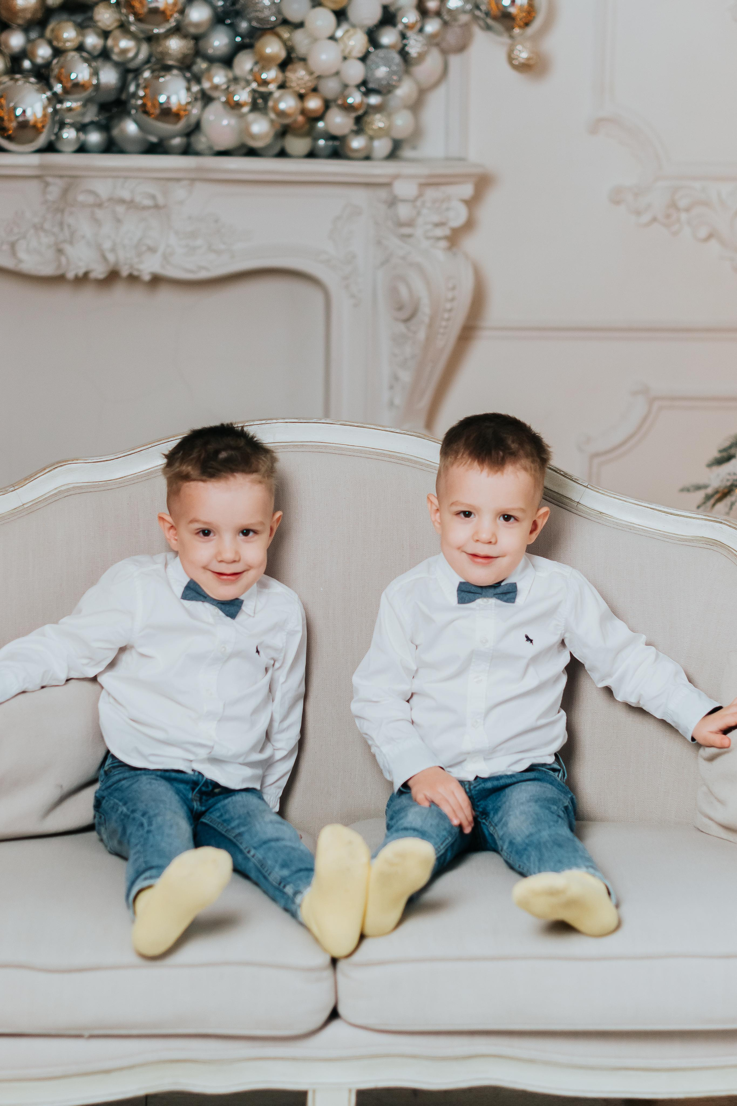 Семенная новогодняя фотосессия Кемерово