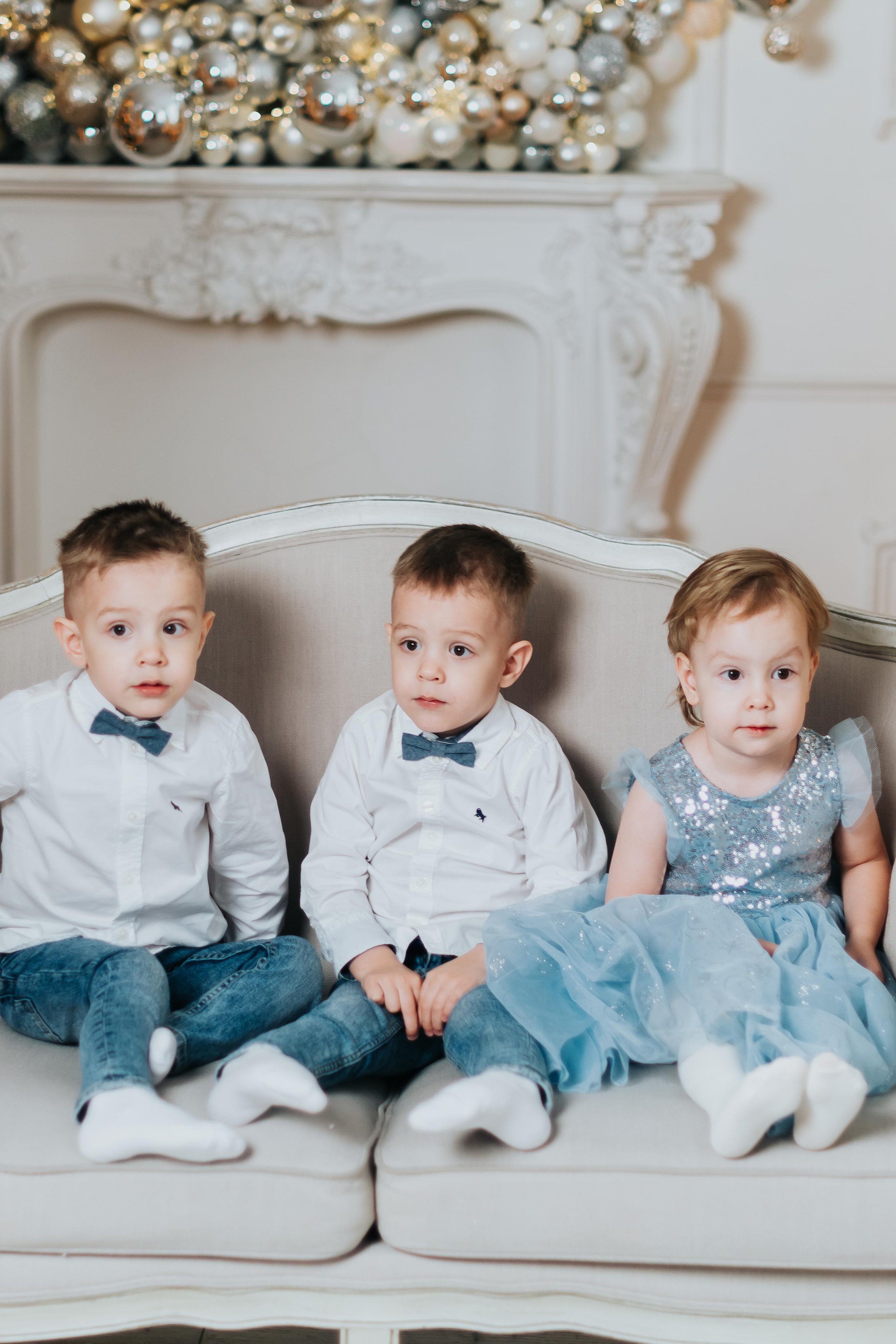 Семенная новогодняя фотосессия Кемерово