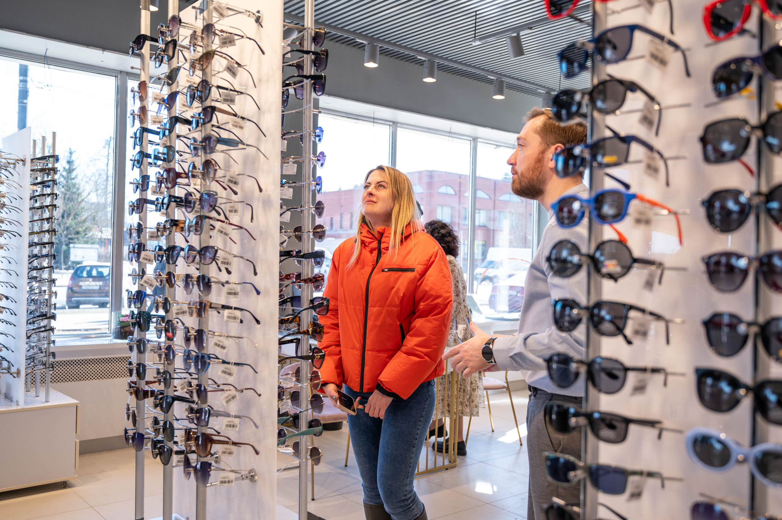 Съёмка открытия оптики