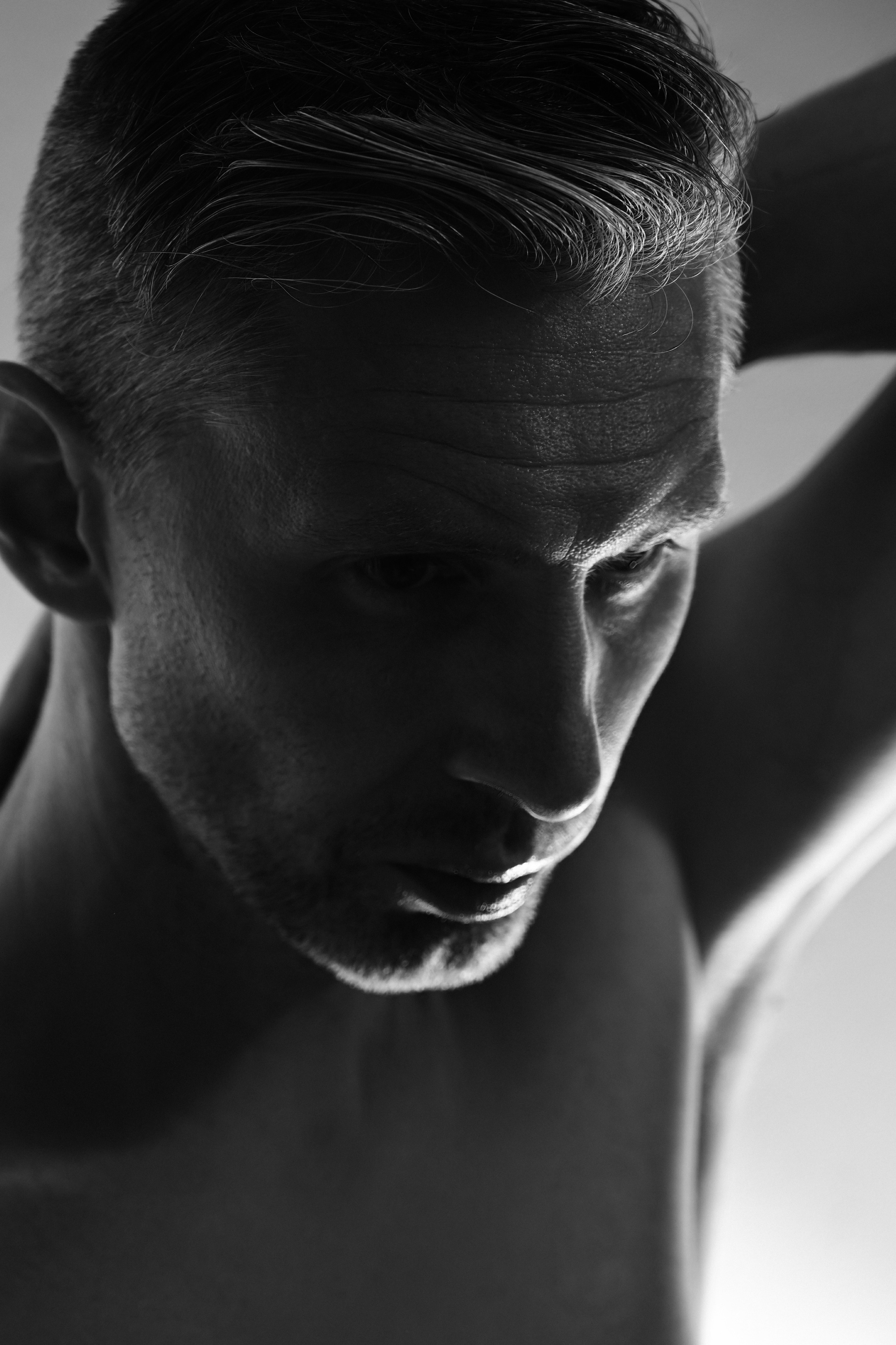 Спортивная фотосессия для атлета и пловца Андрея. Портретный, fashion фотограф в Москве Инга Сергеева