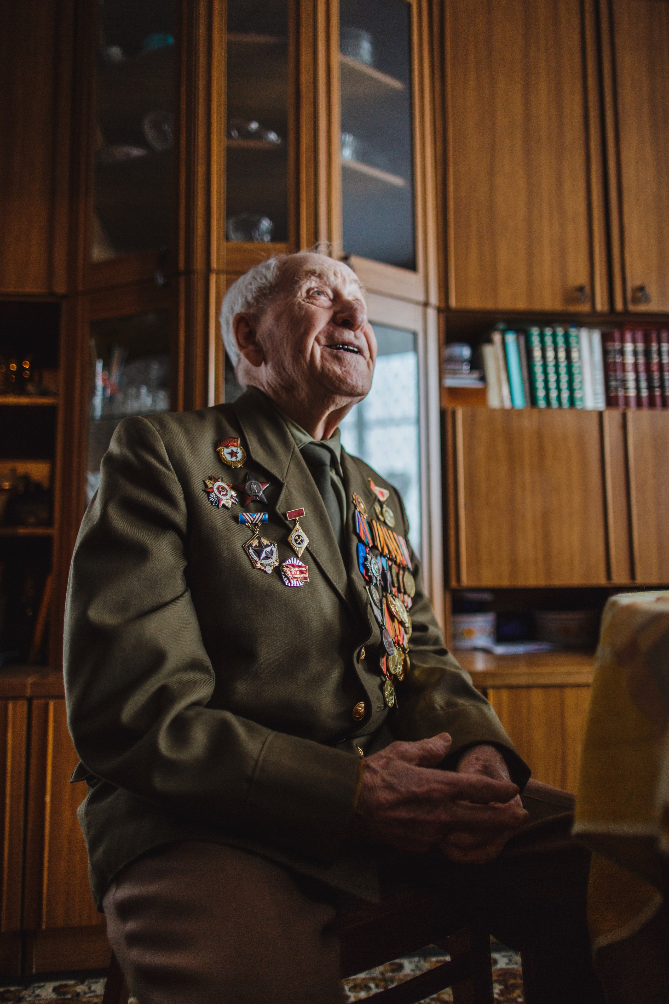 Ветеран Великой Отечественной Войны, портрет