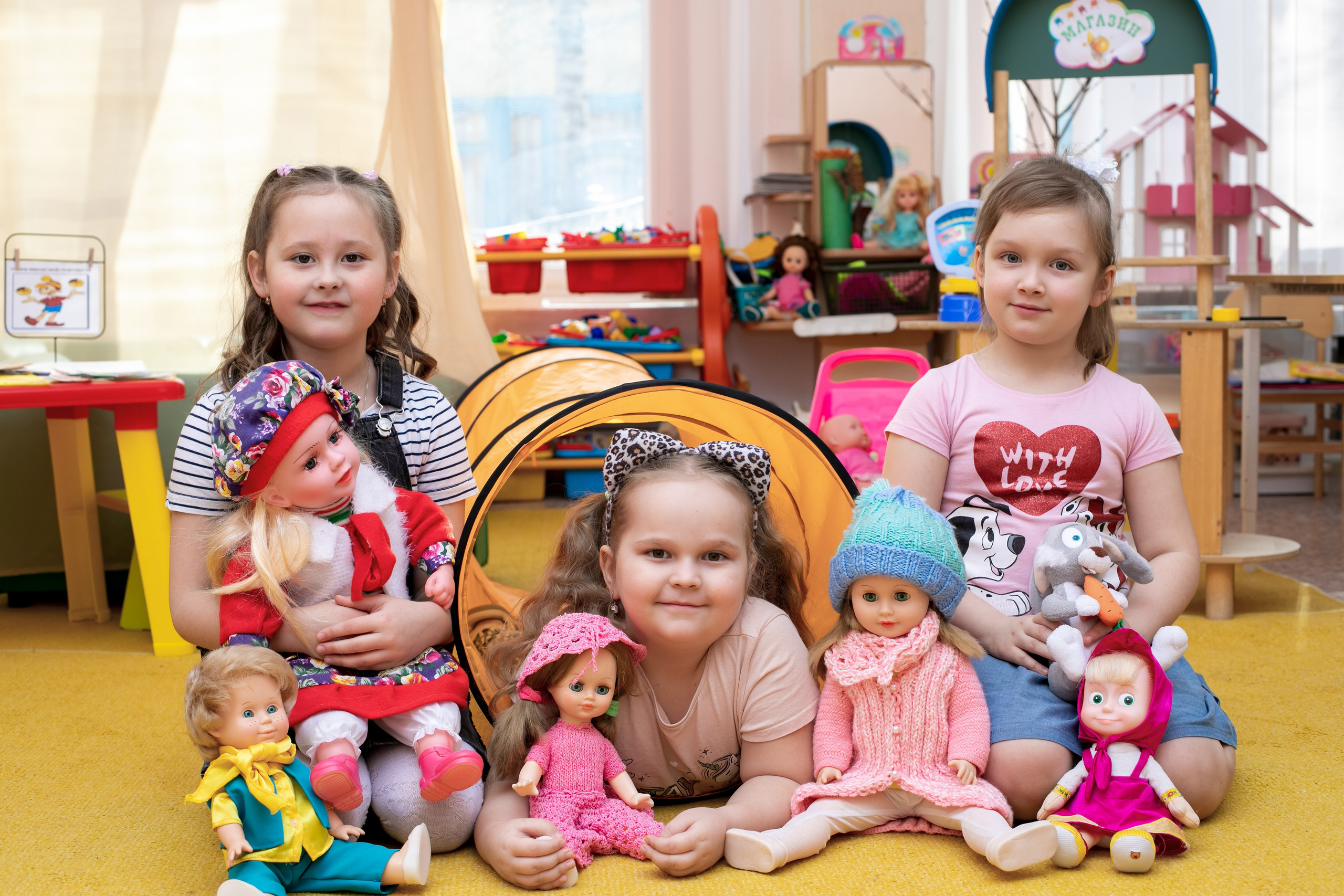 Съемка в детском саду. Выпускные фотокниги