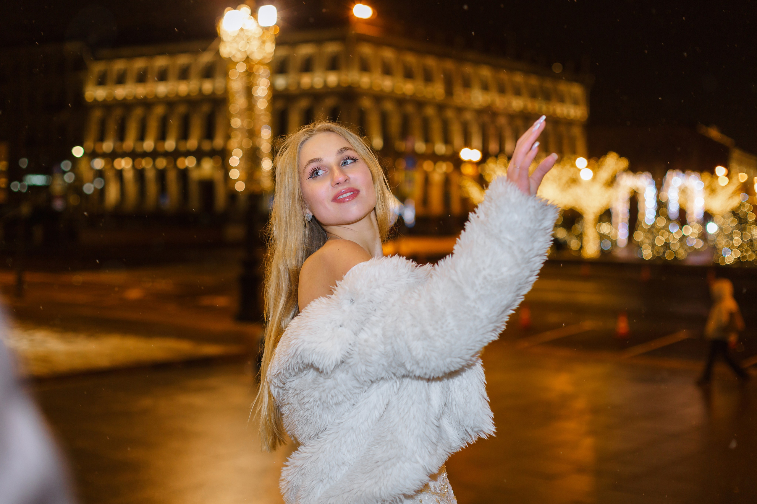 Прогулка по Новогоднему ночному Санкт- Петербургу. Свадебный и семейный фотограф Спб Бошман Ирина