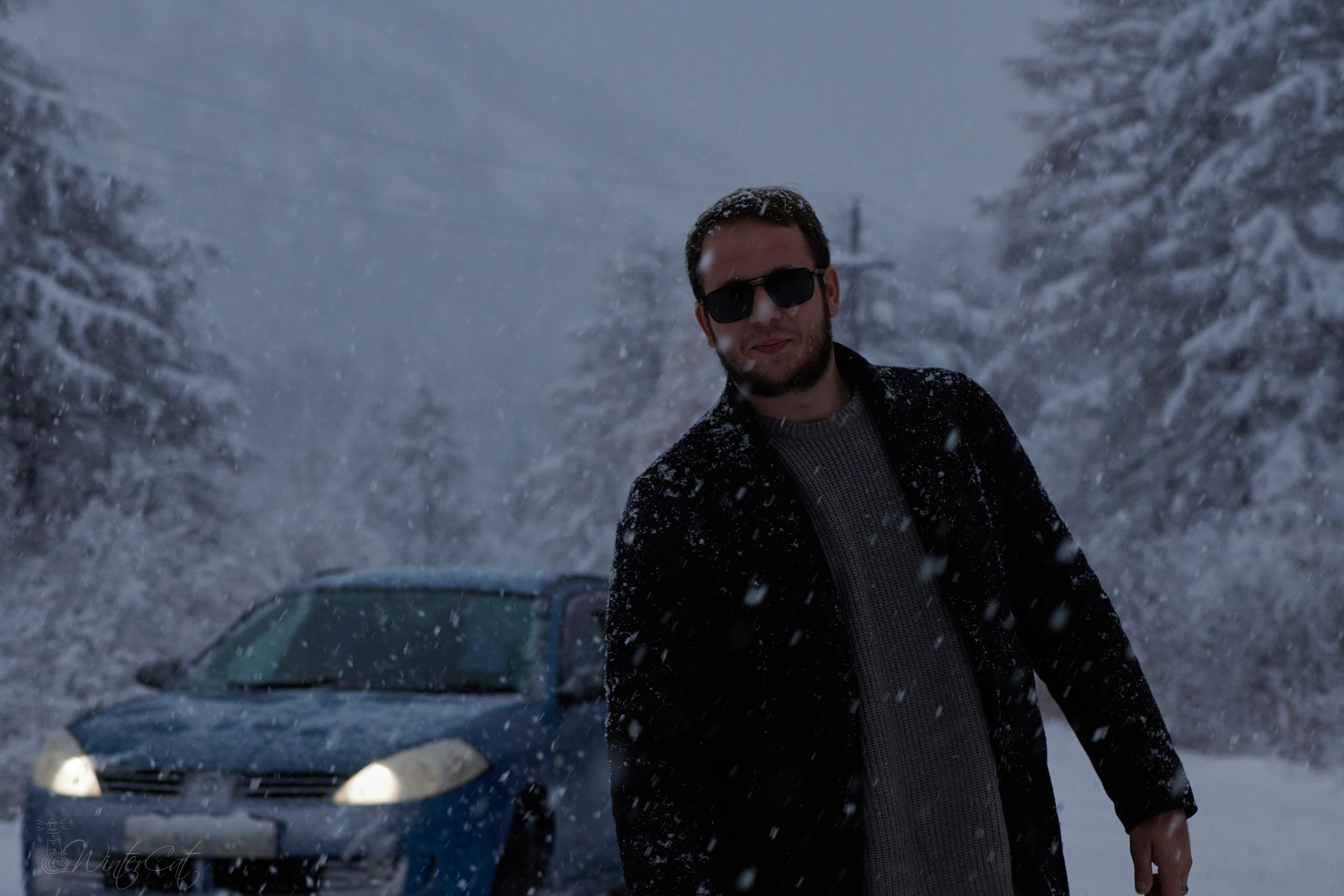 Женя и Снег. Портретный и репортажный фотограф в Магадане Андрей Нефедов WinterCatPhoto