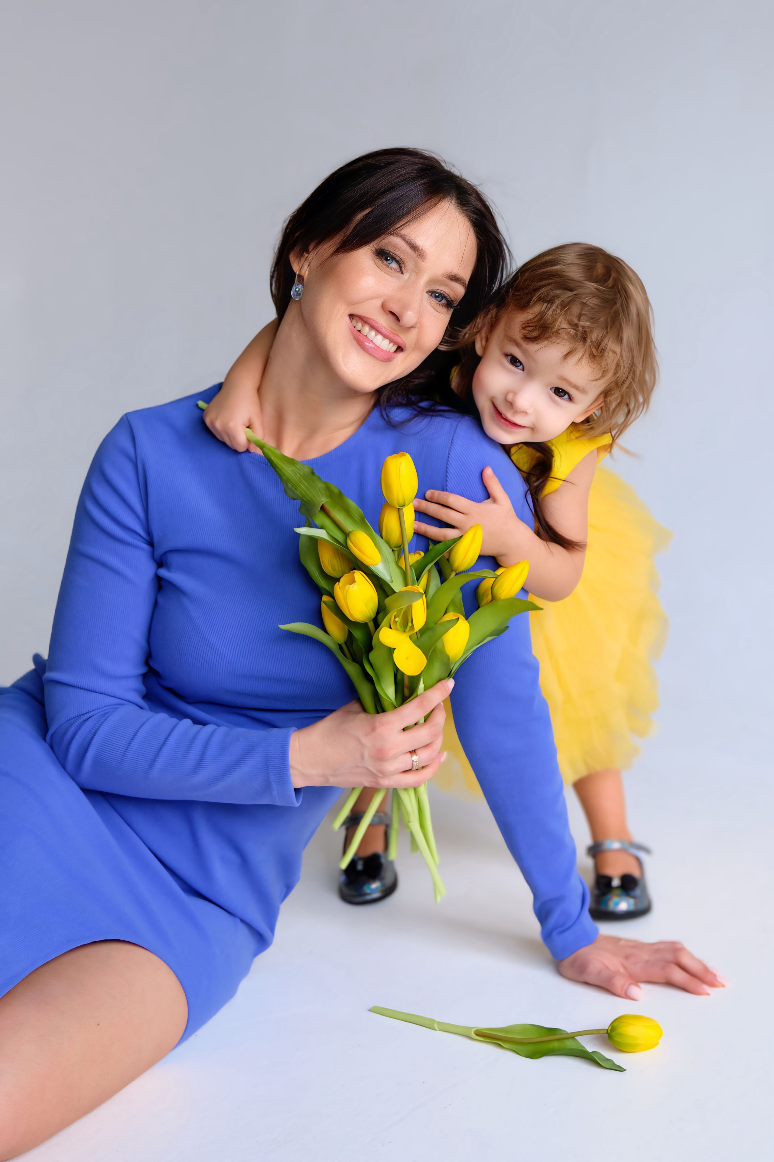 Наталья с дочкой. Весна. Фотограф в Самаре Татьяна Дубаносова