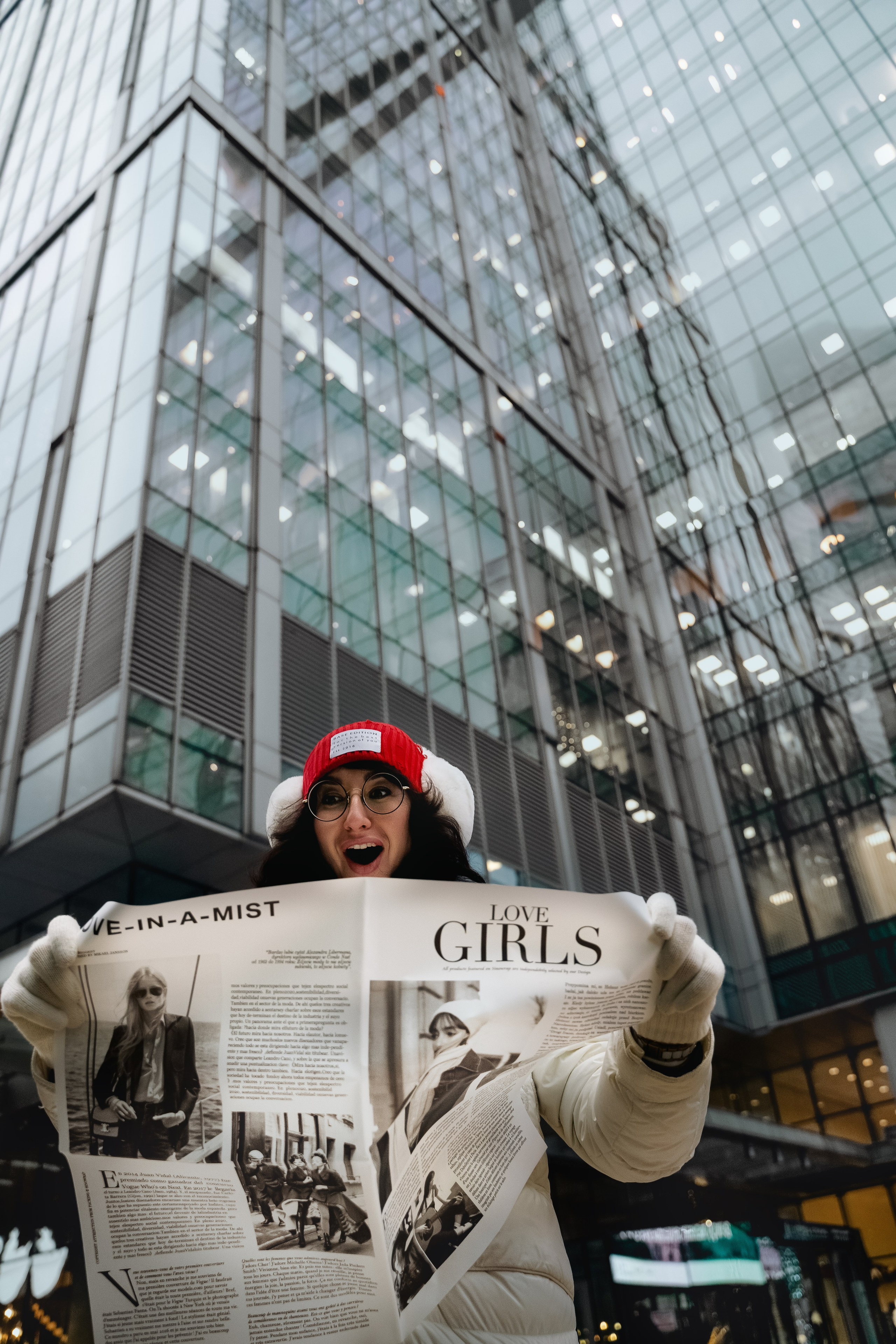 Moscow Sity winter Кристина. Контент фотограф в Москве Кулич Настя