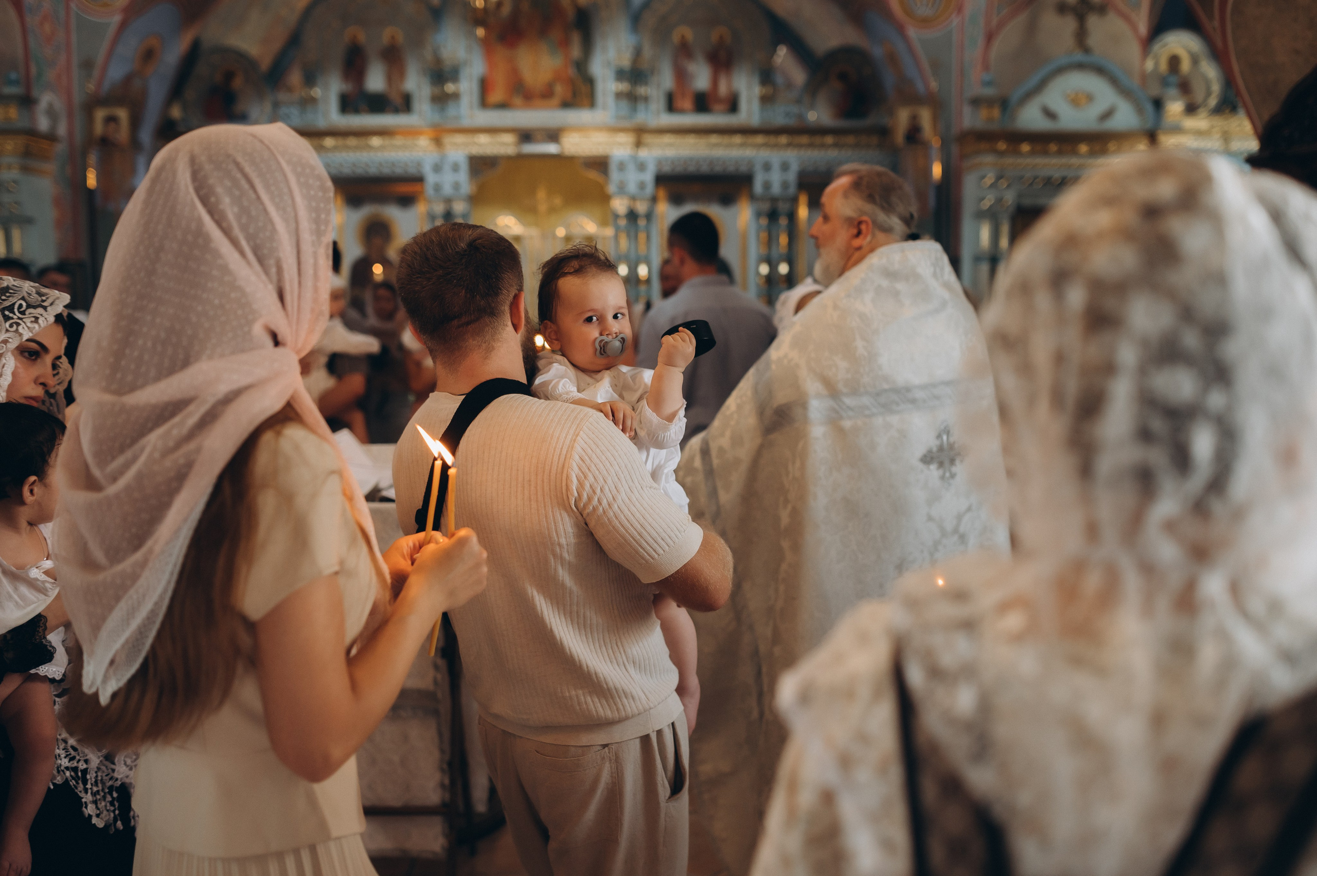 Крещение Савелия. Семейный фотограф Карпова Анна