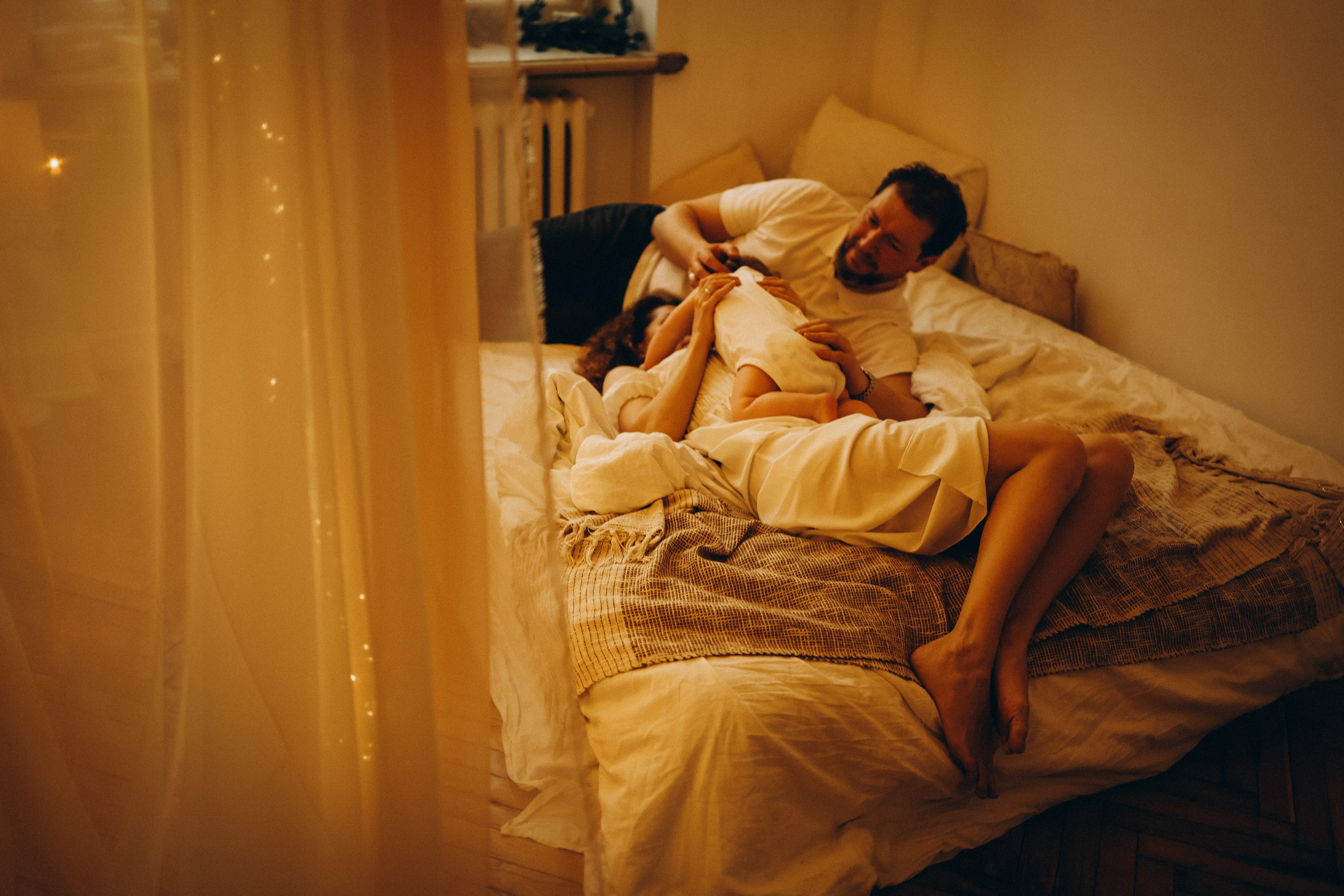 Домашняя фотосессия с новорождённым в сталинской высотке