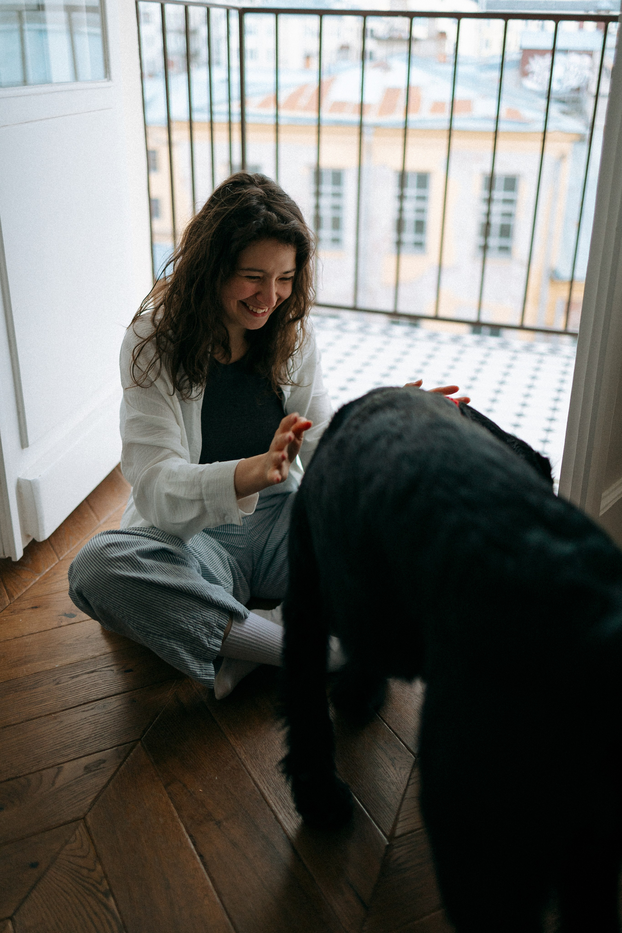 Умбра и Даша. Фотограф анималист Анастасия Пикей