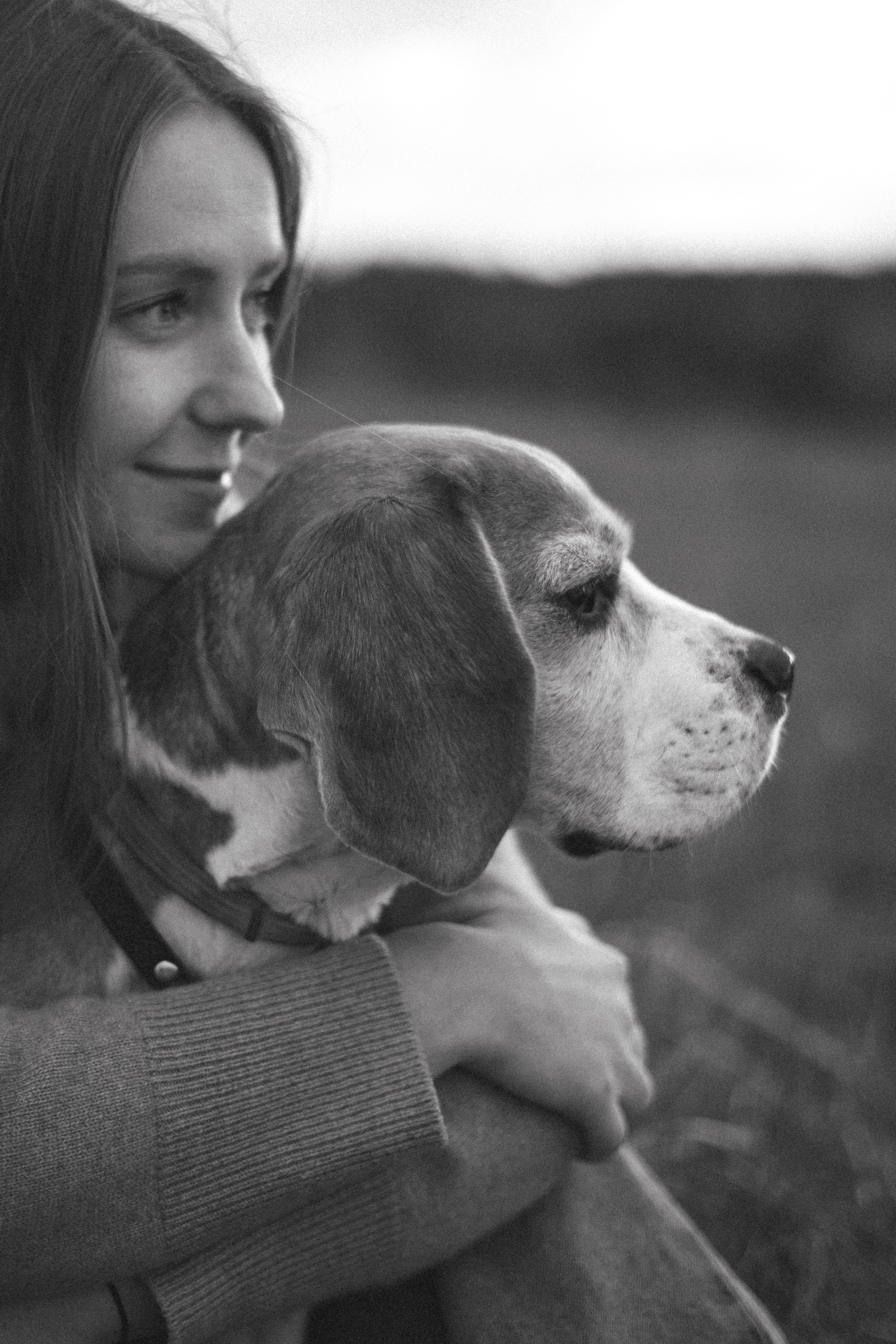 Юля и Зайфер. Фотограф анималист Осипчикова Мария