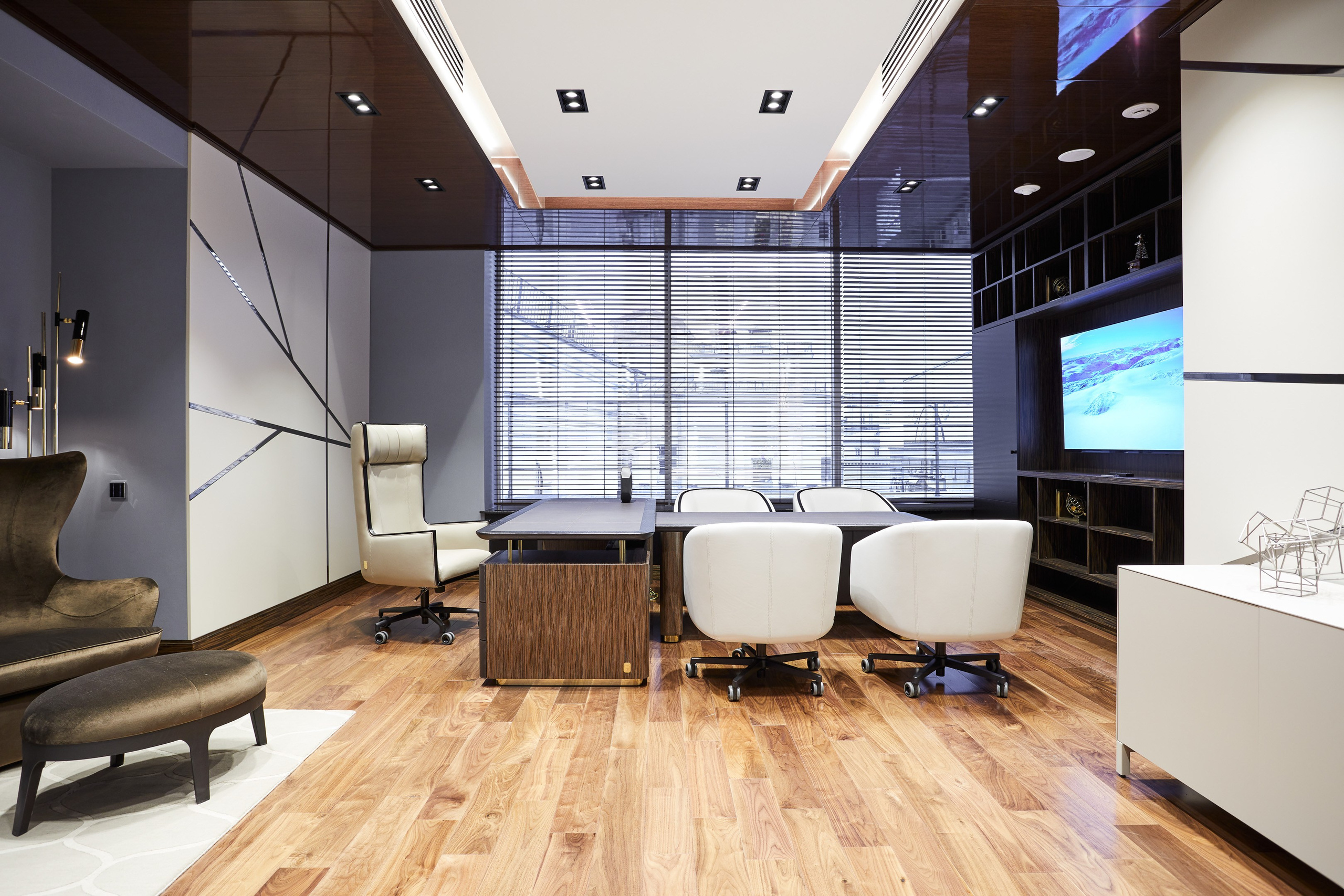 Modern style luxury office interior - photographer Andrey Dunin