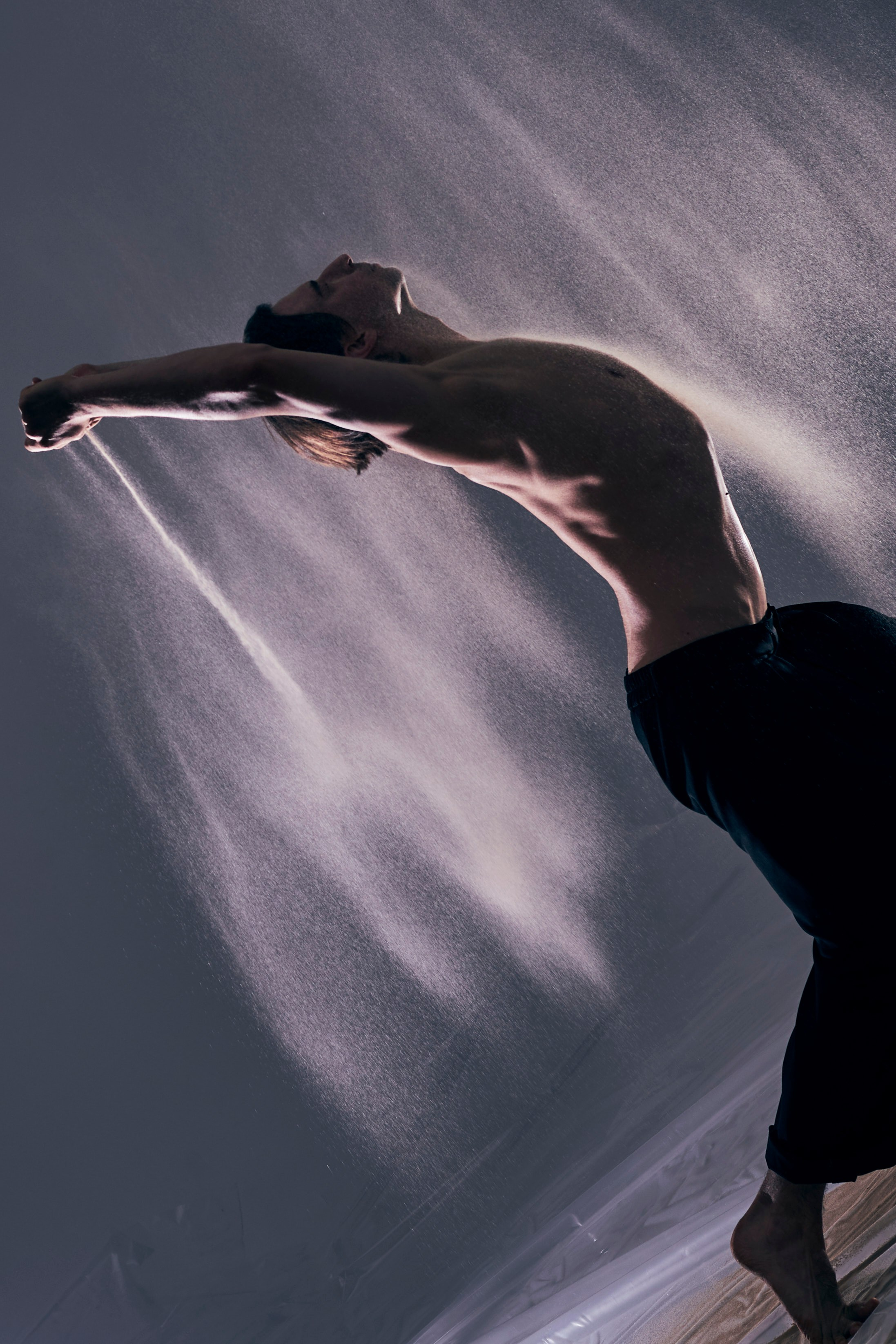 Фотосессия с песком в студии. Анна Потявина. Фотограф Москва