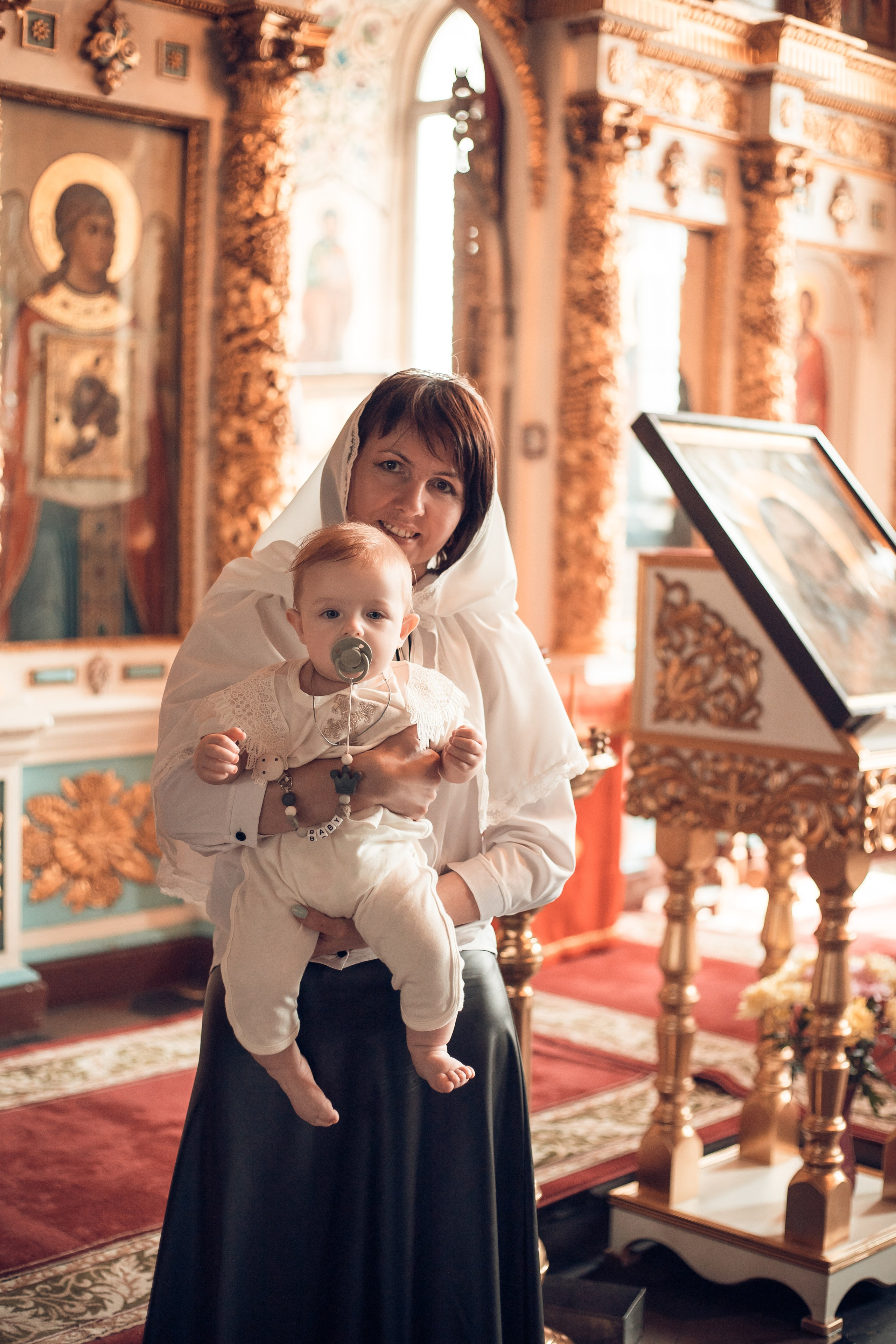 Таинство Крещения Ивана. Борисо-Глебский кафедральный собор. Семейный фотограф в Рязани и Рязанской области