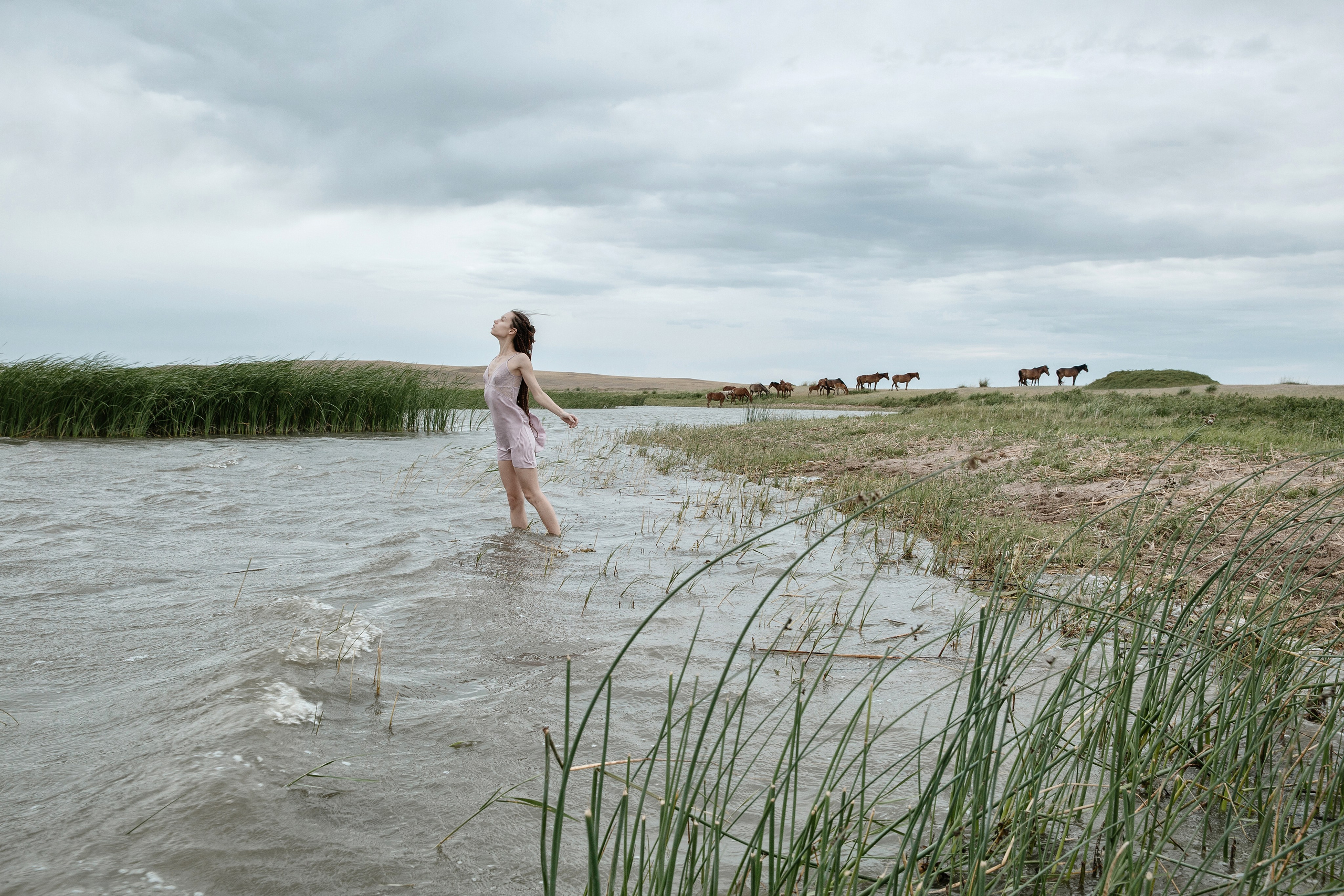 Pink lake. Lena Sorokina photographer, Astana, Kazakhstan