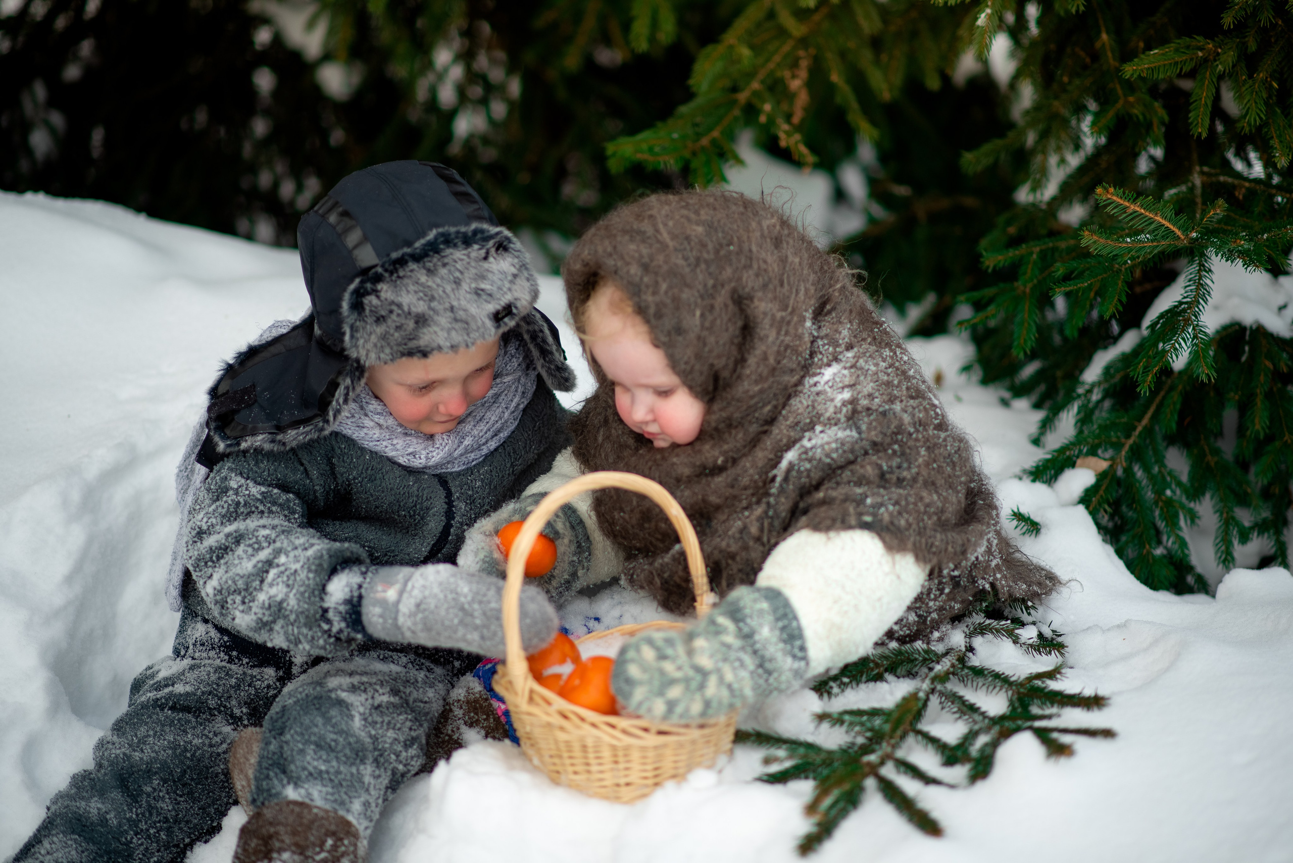 Тематическая семейная фотосессия в деревне. Семейный и детский фотограф в Туле Светлана Воронкова