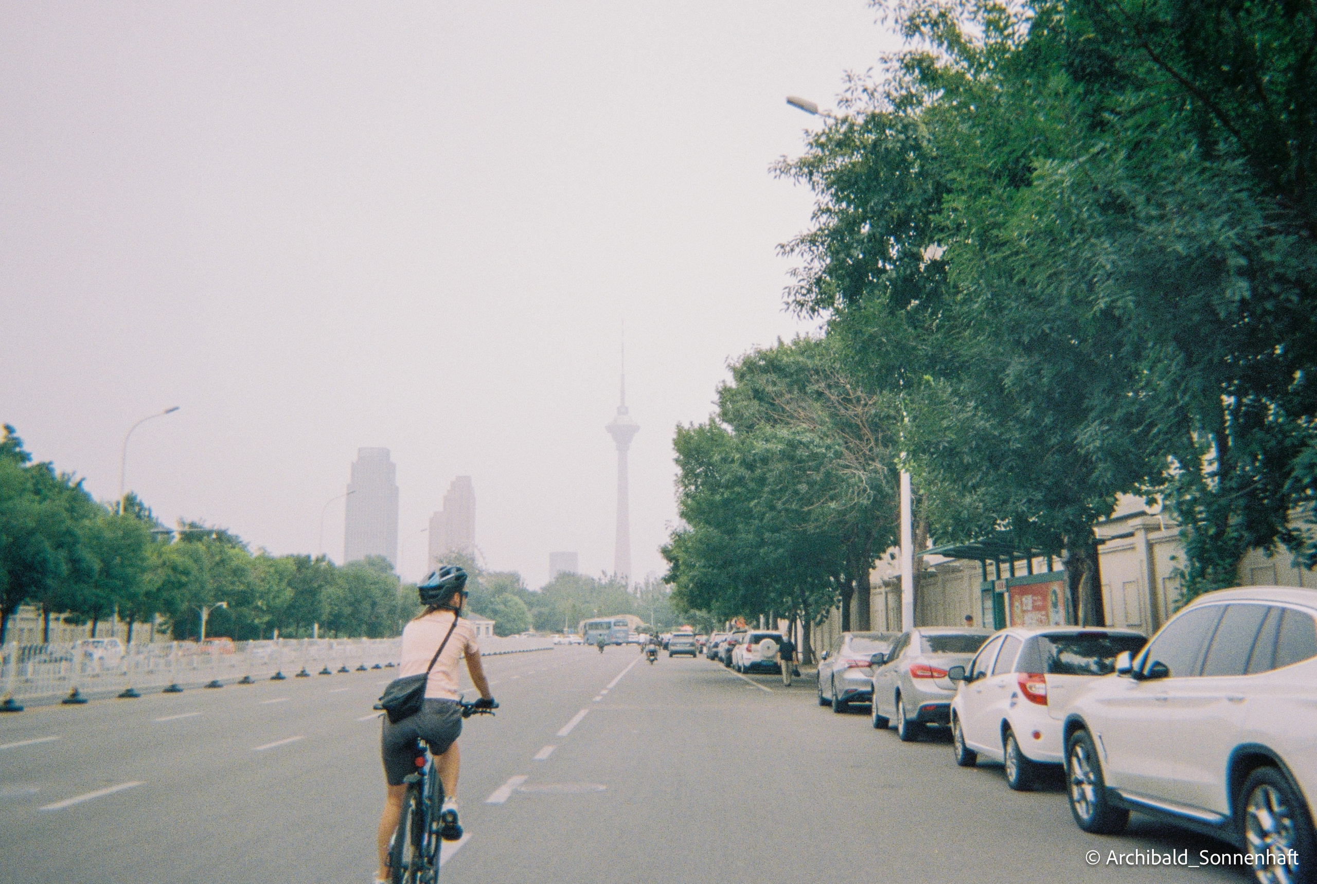 One film reel. Photographer in Guangzhou, China. Archibald Sonnenhaft