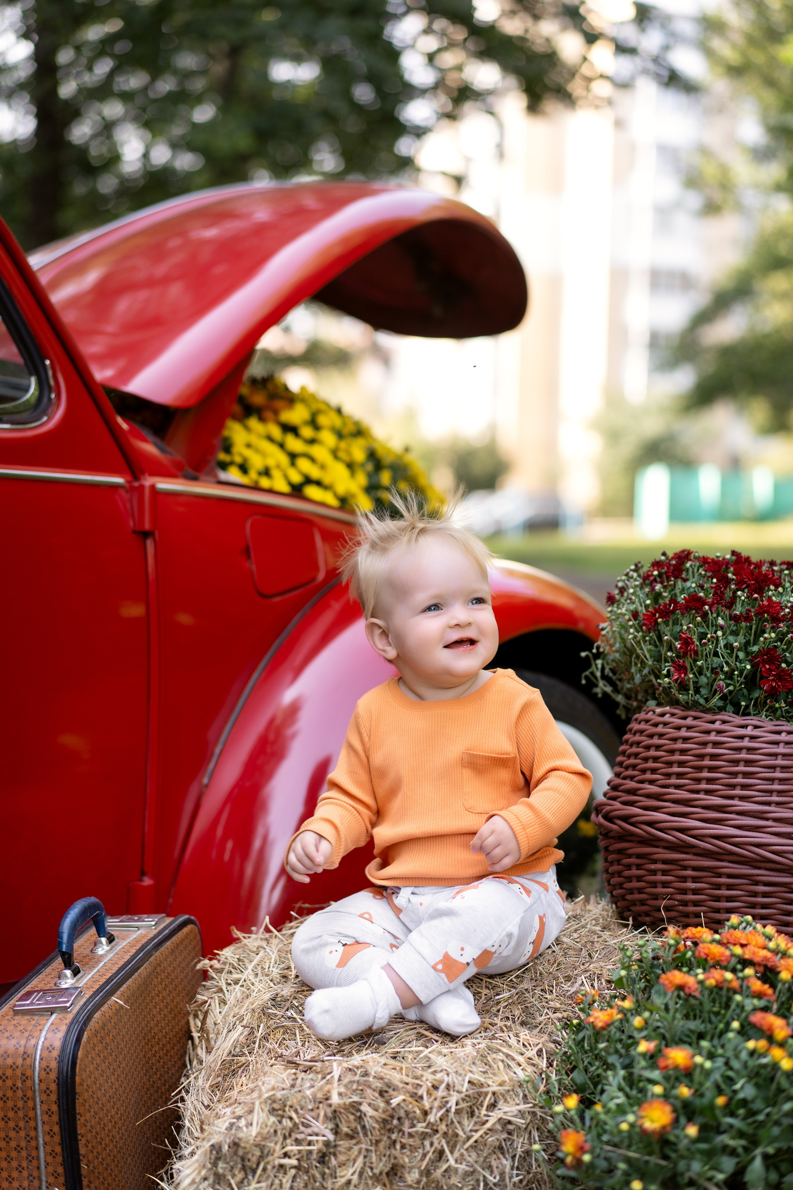 Фотодень с РетроМашинкой. Семейный и свадебный фотограф Минск, Беларусь Анна Орловская