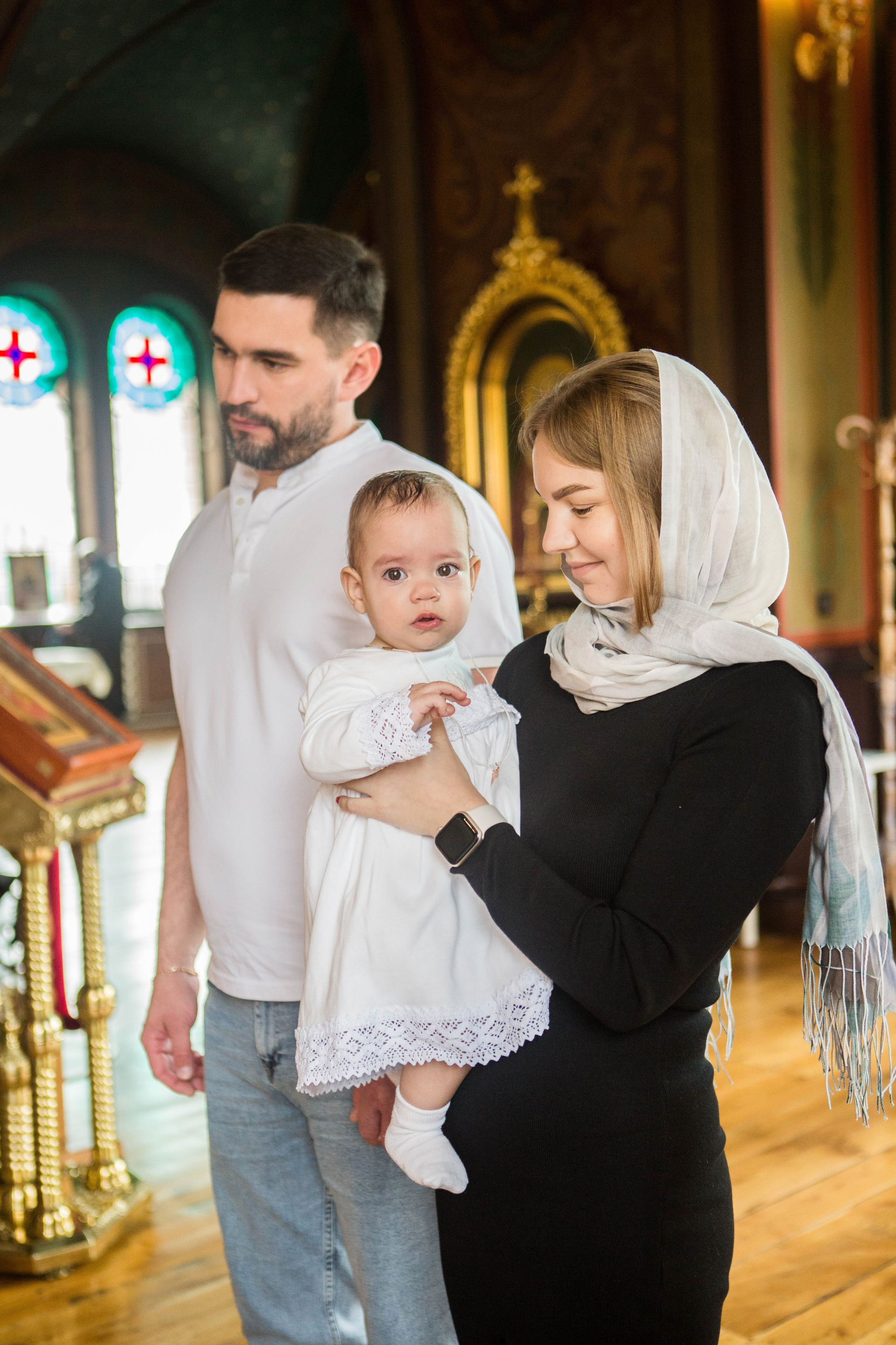 Крещение Елизаветы. Свято-Троицкий Собор. Свадебный семейный и детский фотограф в Краснодаре Карина Федоровская