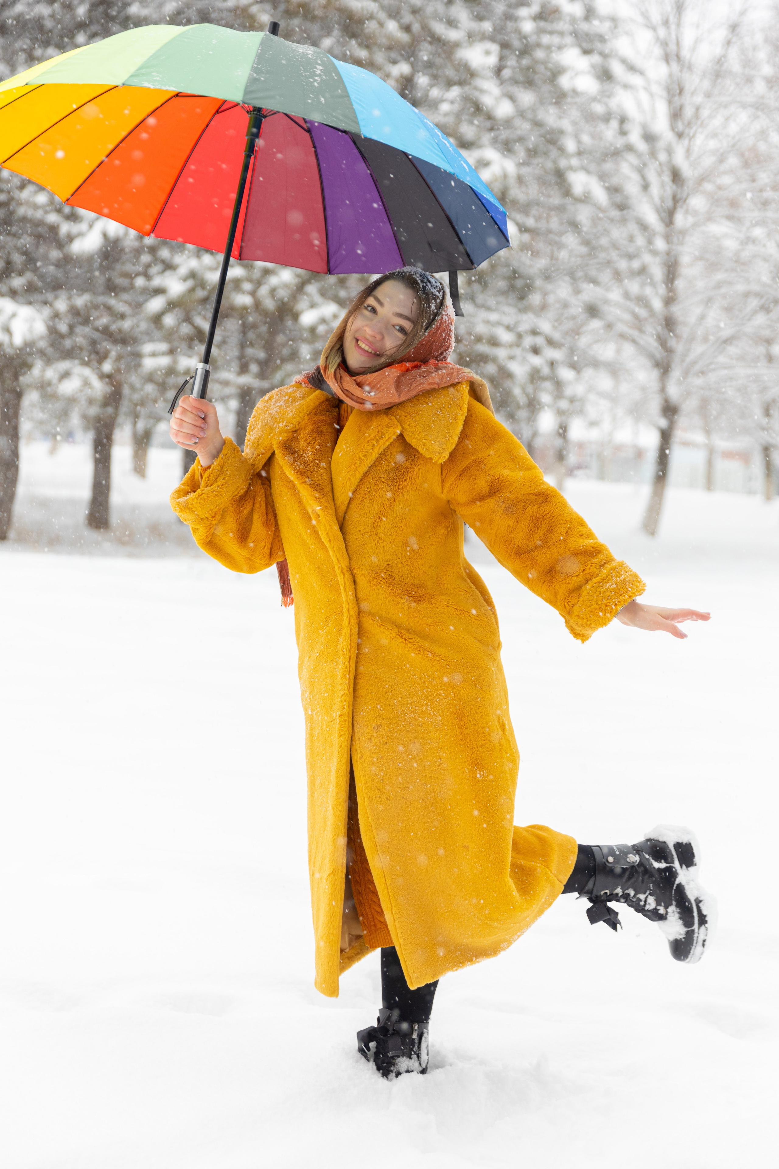 Зима. Профессиональный фотограф и видеооператор
