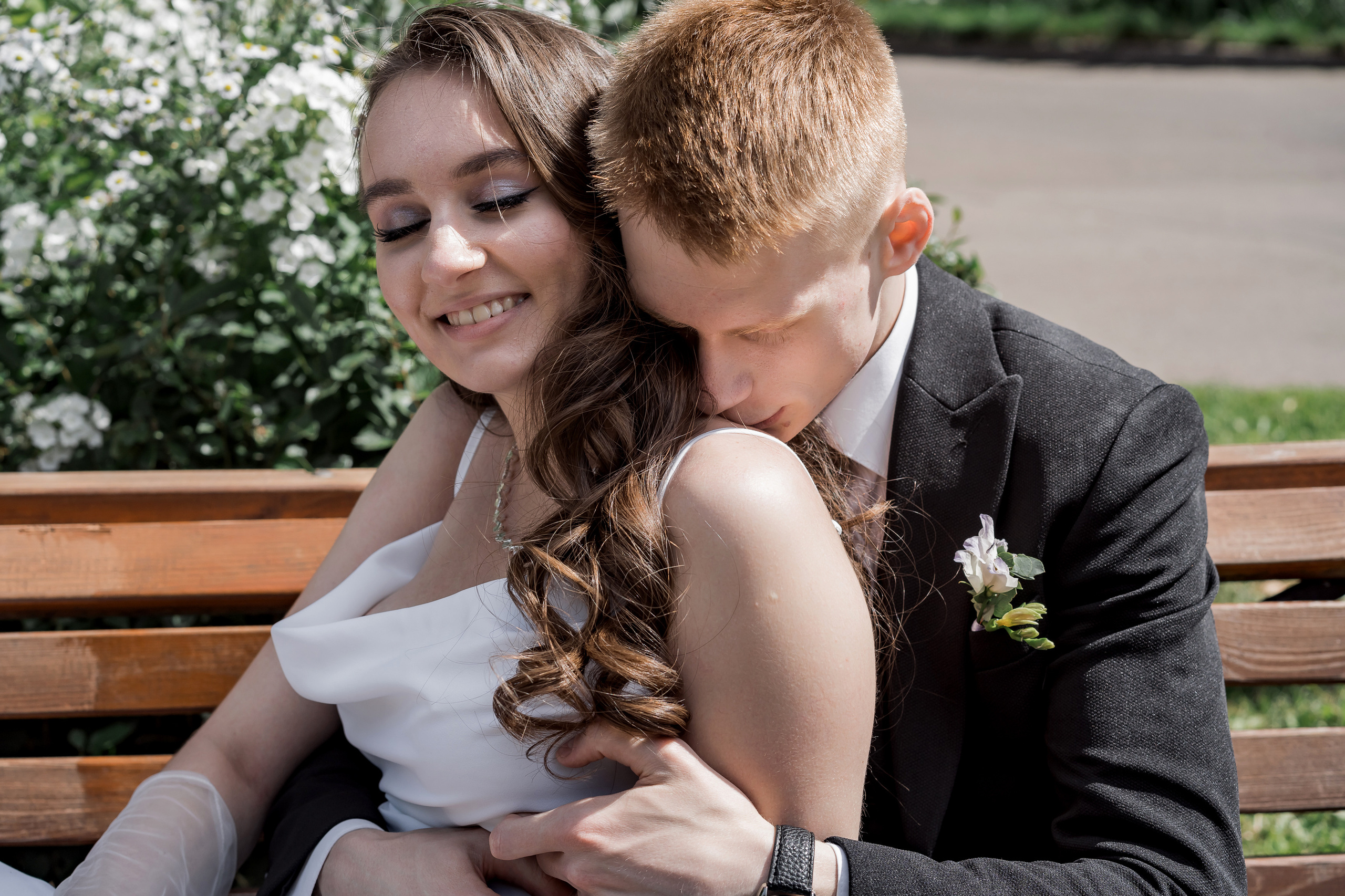 Свадебная прогулка в парке Горького. Портретный фотограф Олеся Владимирова в Москве