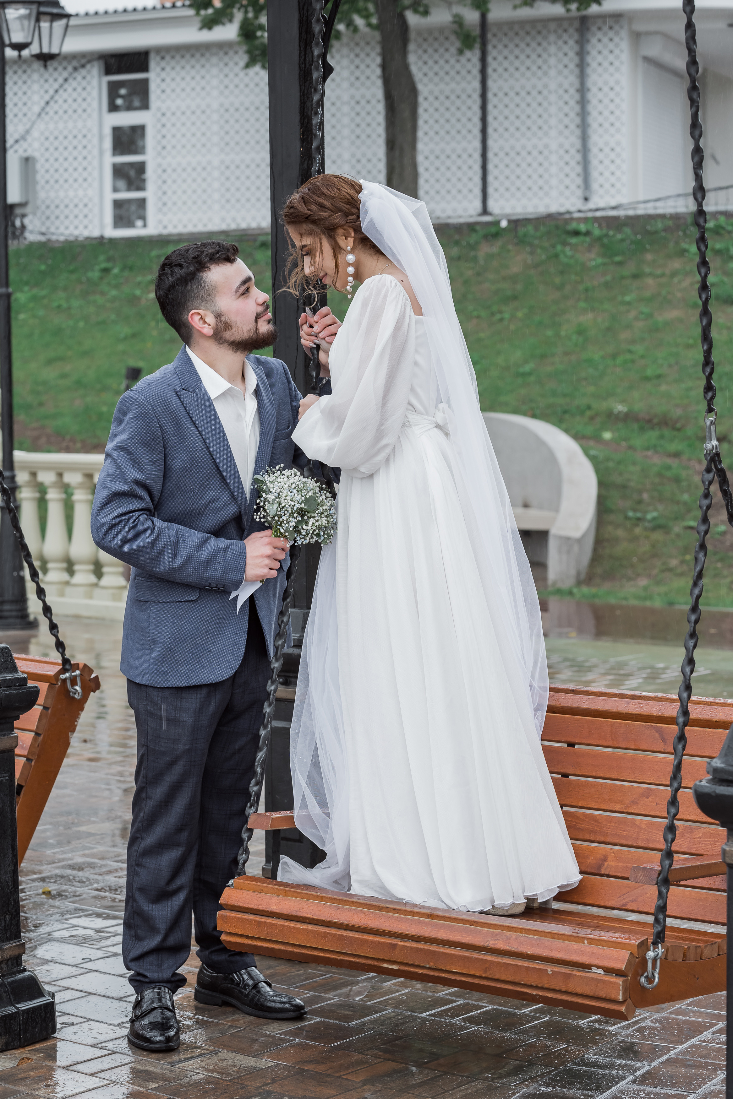 Свадебная прогулка в Подольске. Портретный фотограф Олеся Владимирова в Москве