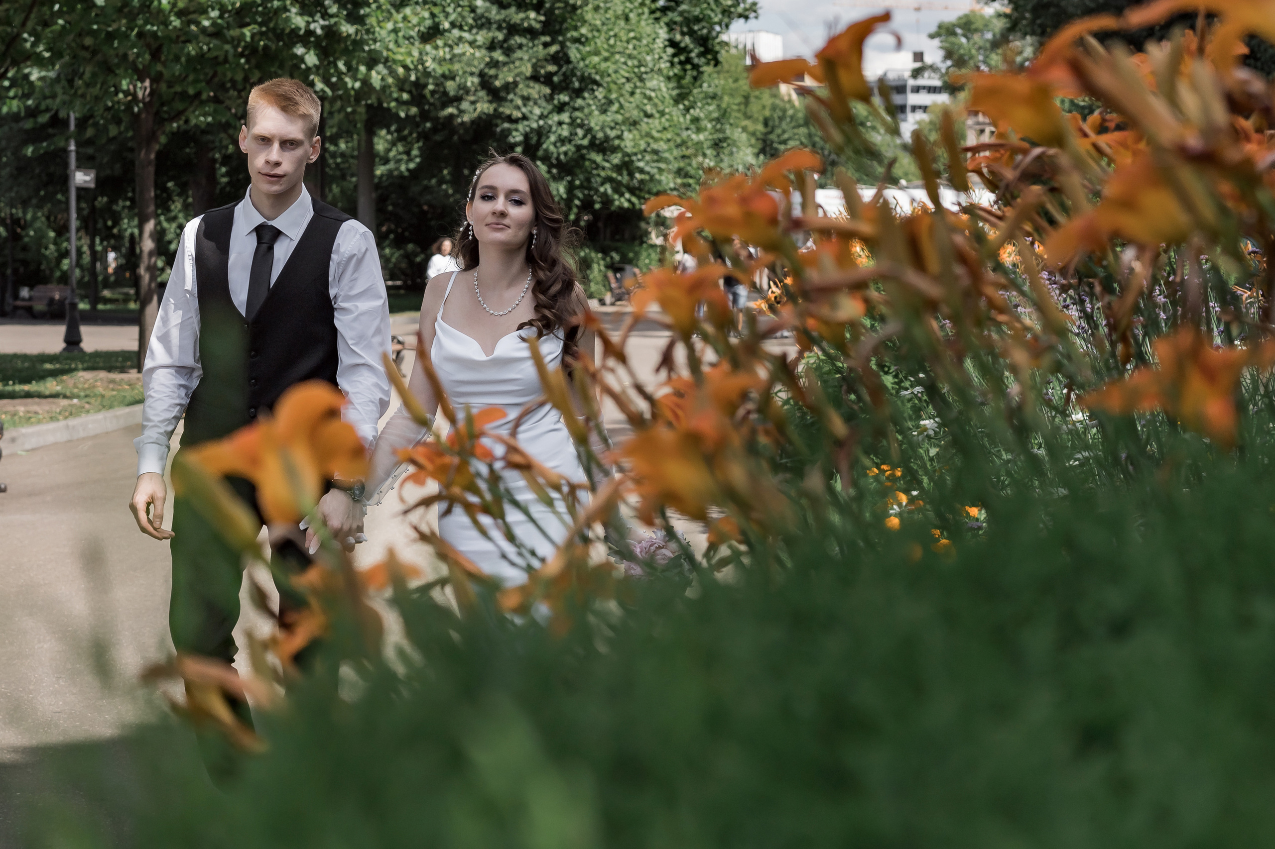 СВАДЕБНАЯ ПРОГУЛКА — ПАРК ГОРЬКОГО.МОСКВА. Портретный фотограф Олеся Владимирова в Москве