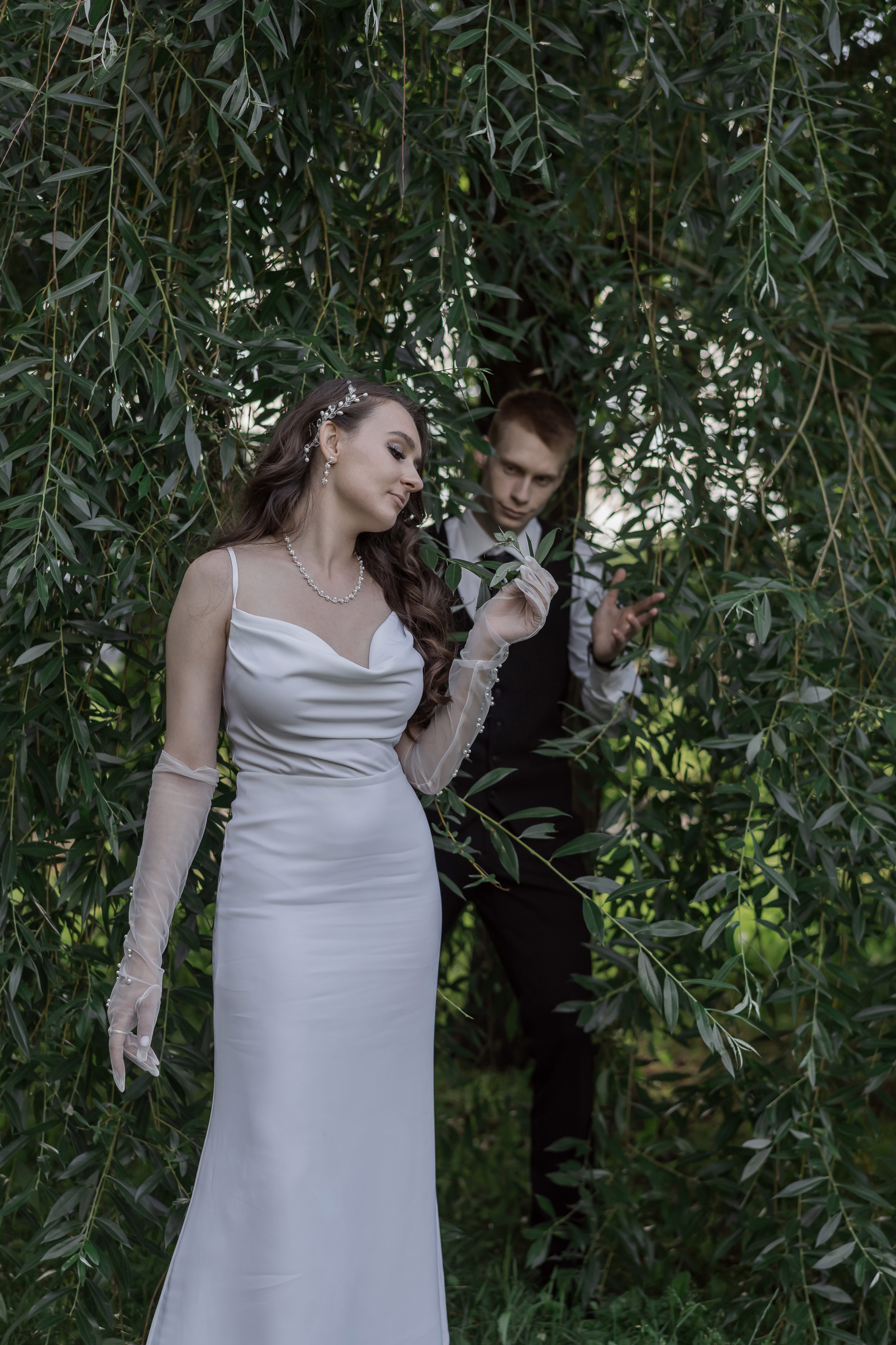 Свадебная прогулка в парке Горького. Портретный фотограф Олеся Владимирова в Москве