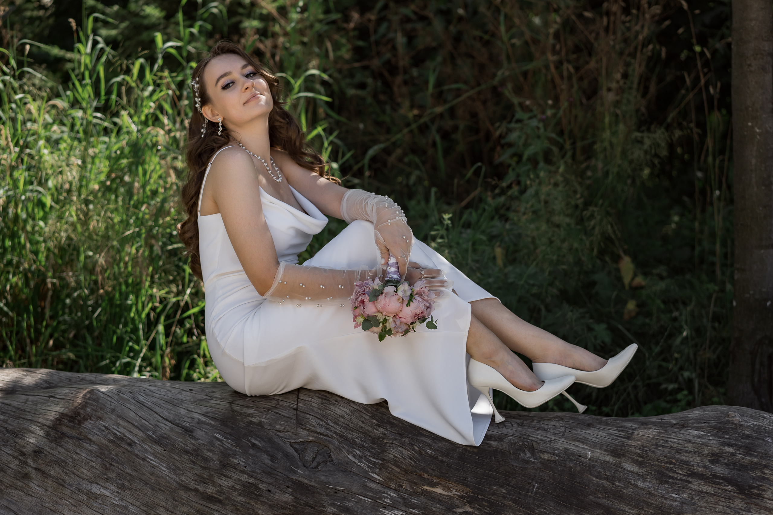 Свадебная прогулка в парке Горького. Портретный фотограф Олеся Владимирова в Москве