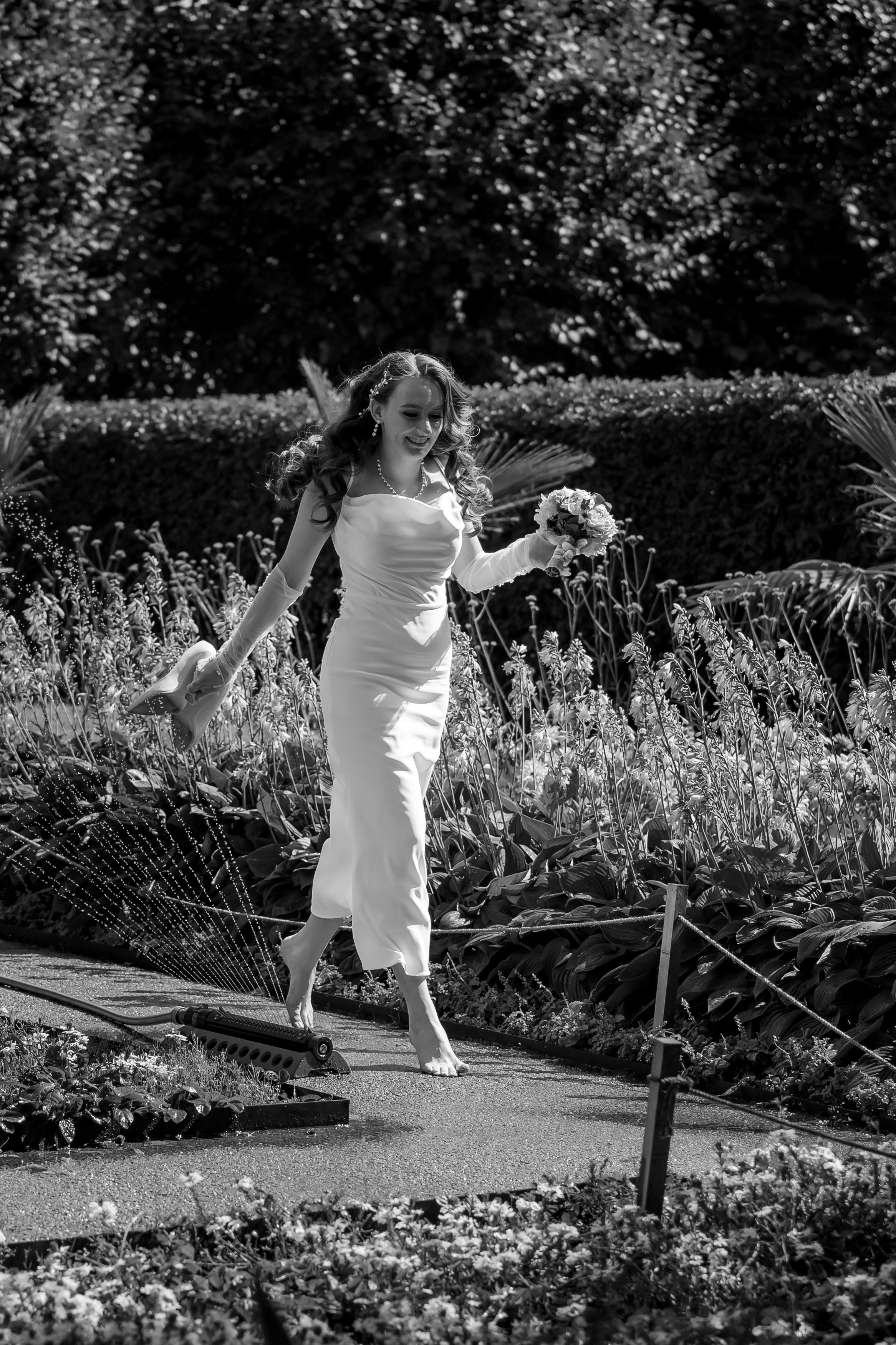 Свадебная прогулка в парке Горького. Портретный фотограф Олеся Владимирова в Москве