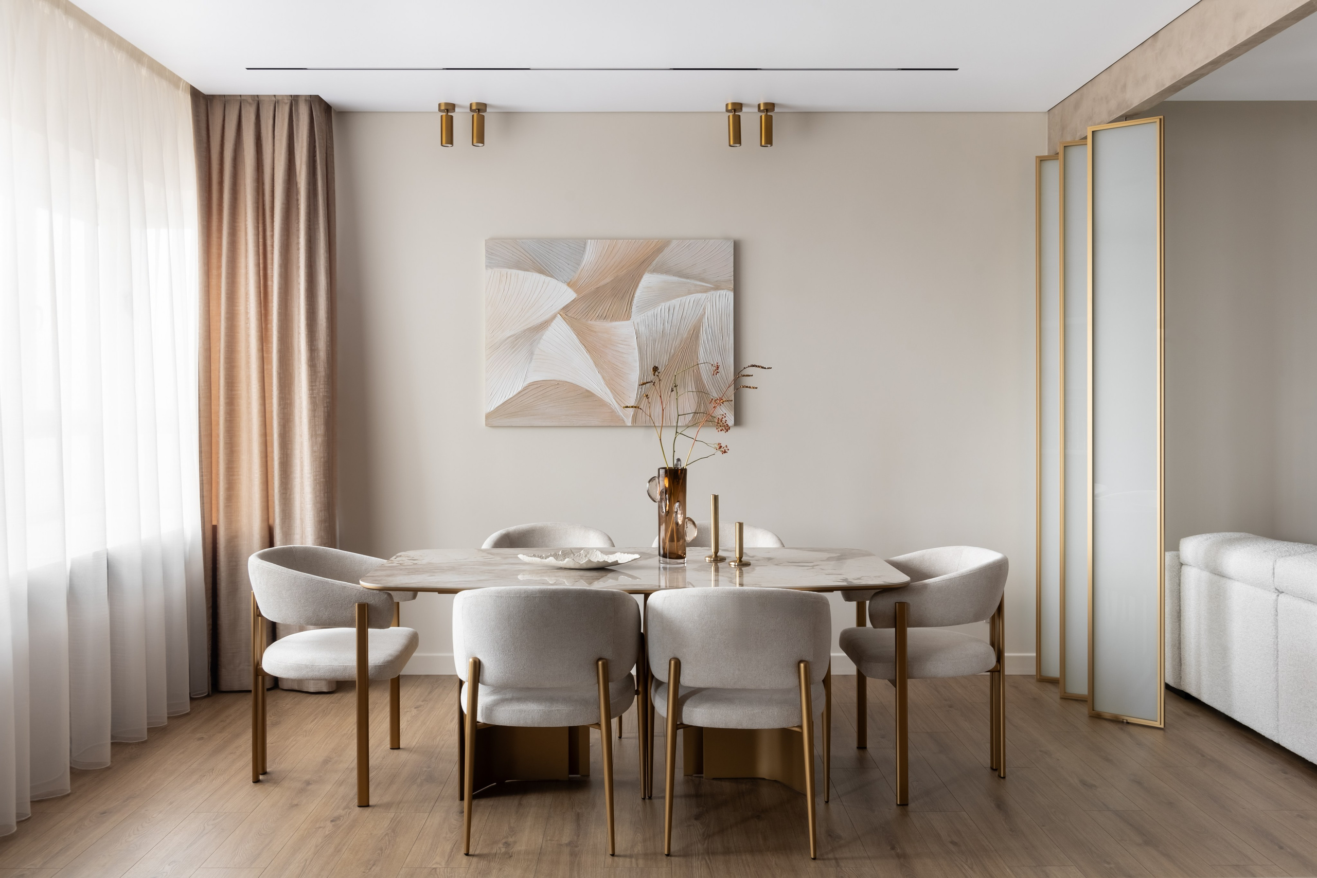 Обеденная группа - стол и стулья, Сити-квартал, СМ.Сити